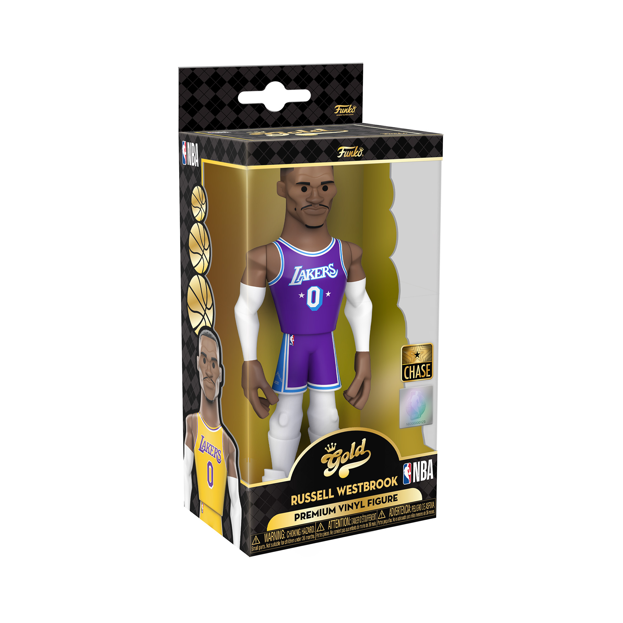 Funko Gold Russell Westbrook Nba Premium Vinyl Figure