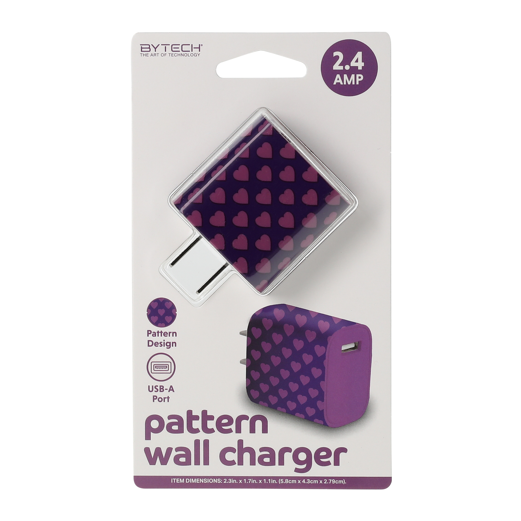 USB-A Pattern Wall Charger