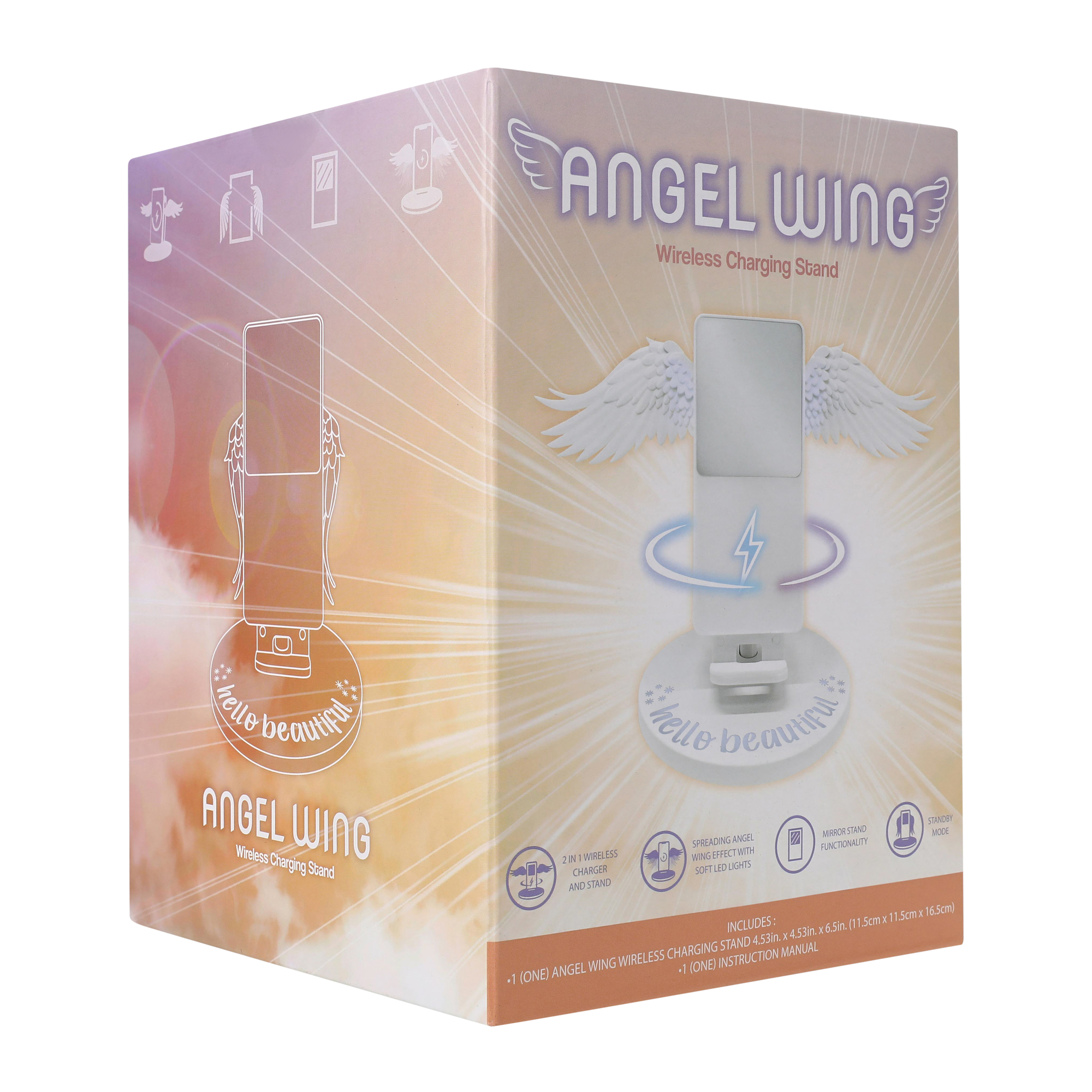 LED Angel Wing Wireless Charging Stand 5W