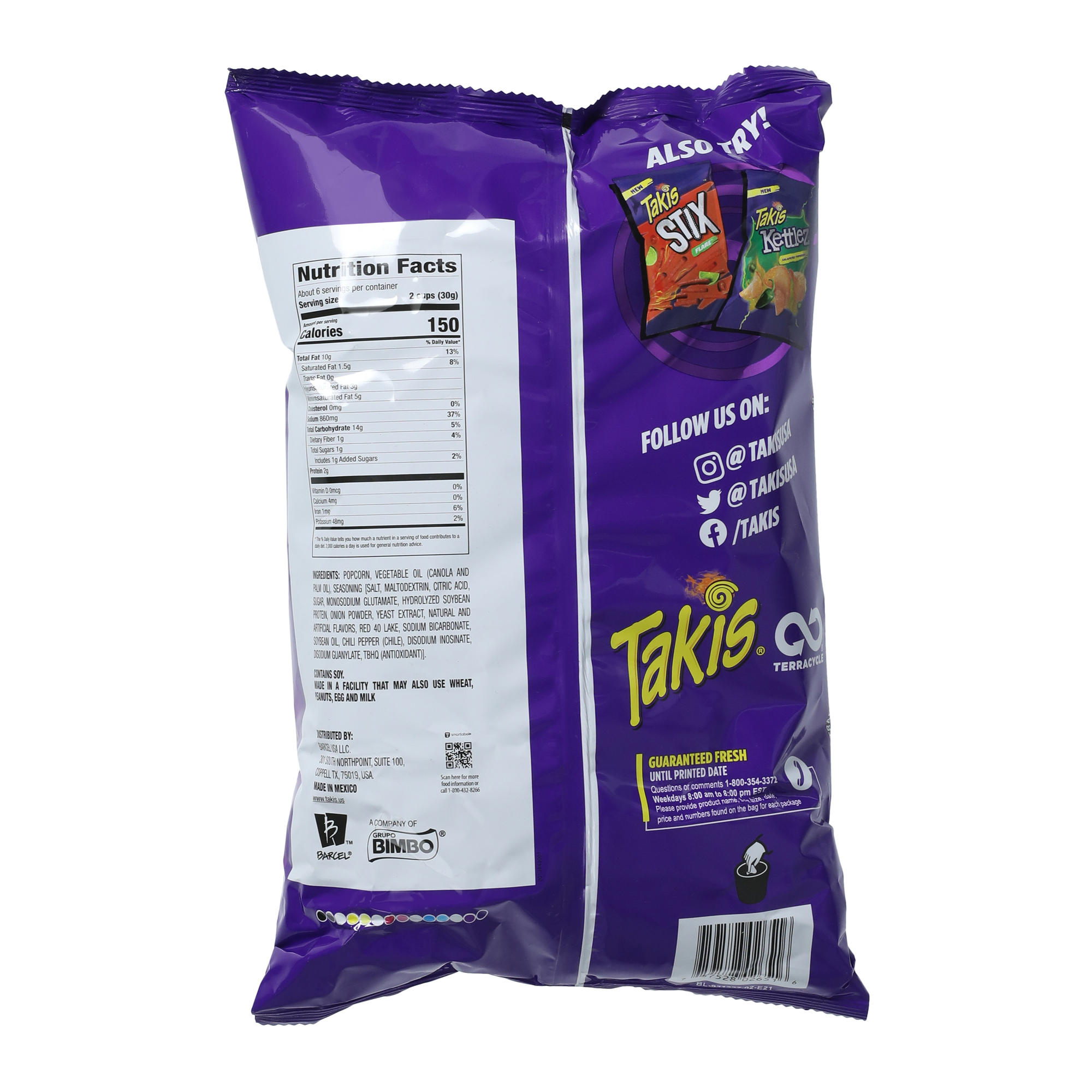 Takis® Pop! Fuego Hot Chili Pepper & Lime 6.7oz