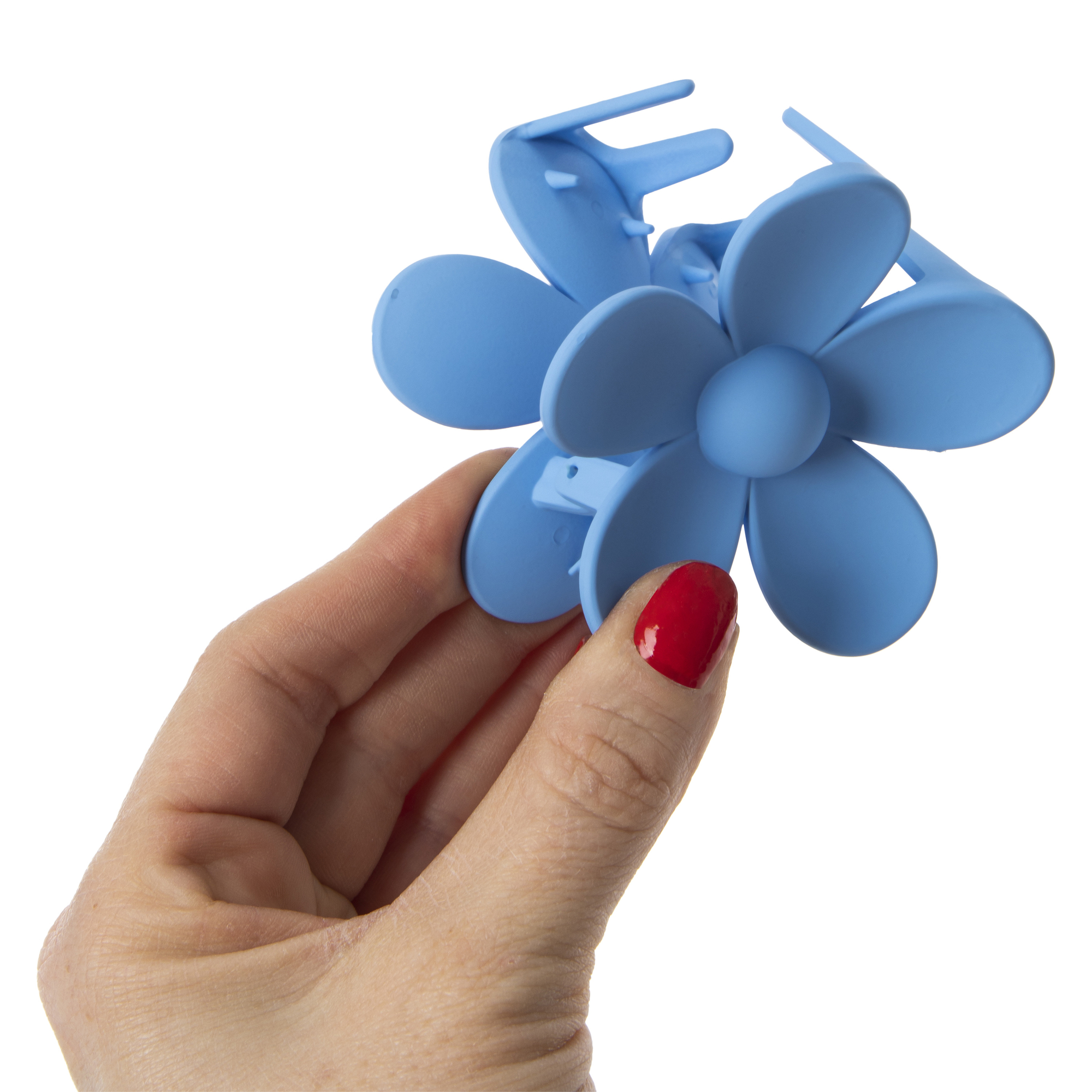 Jumbo Matte Flower Claw Clip