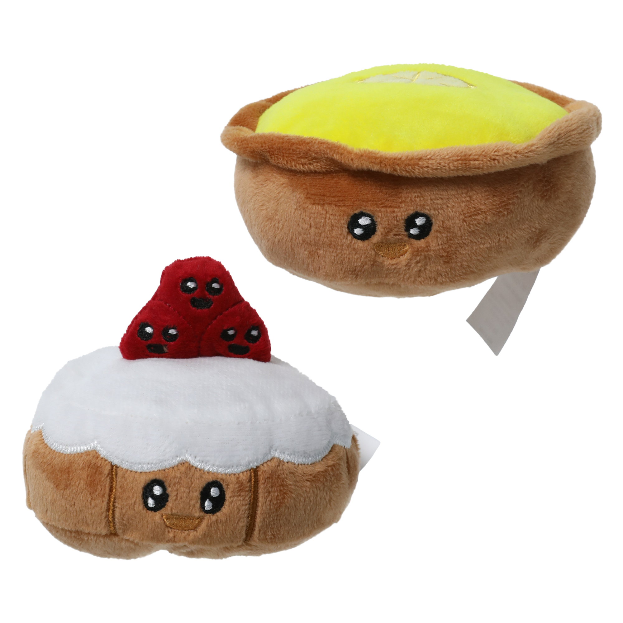 Foodie Plush Pet Toys 2-Pack