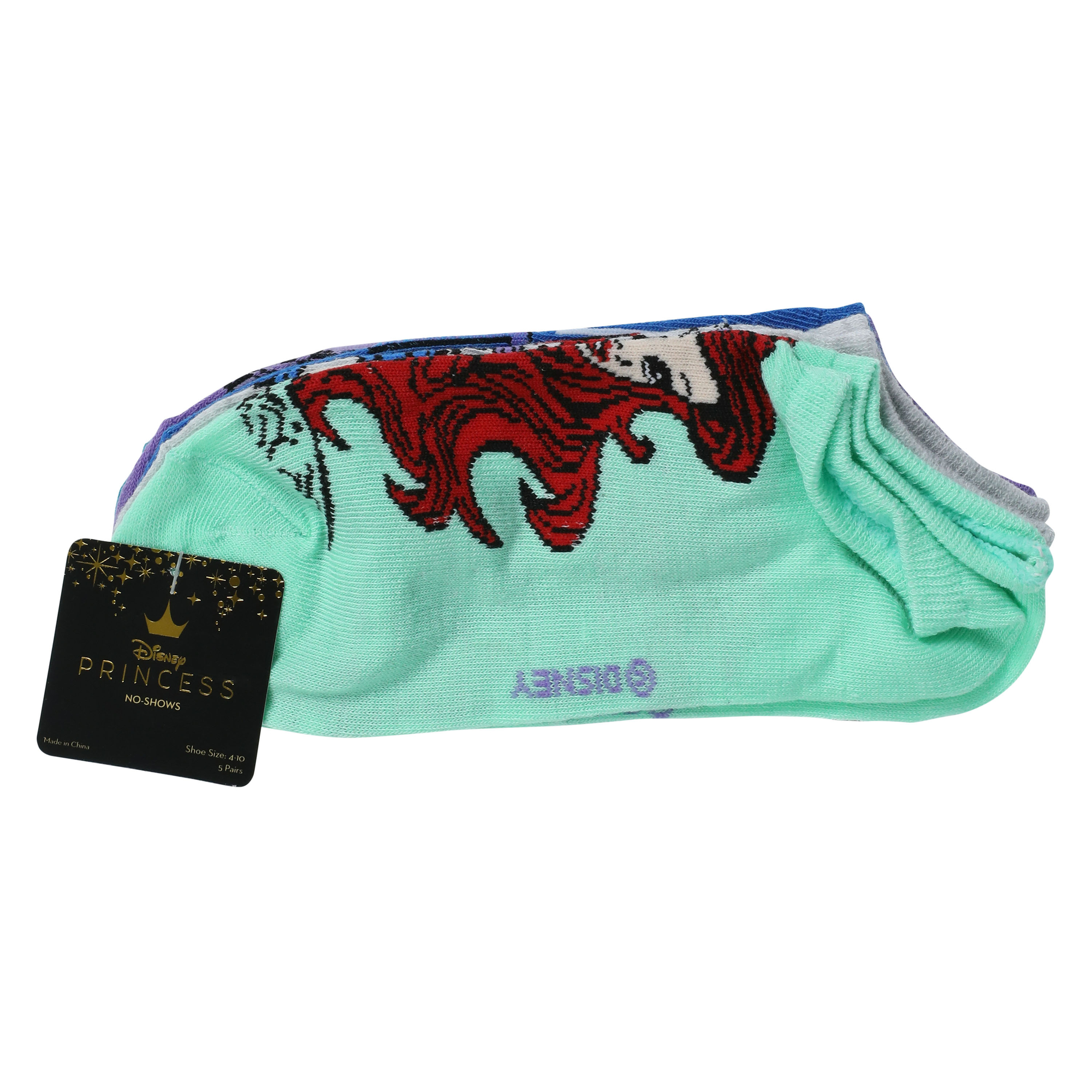 Disney The Little Mermaid Ankle Socks 5-Pack