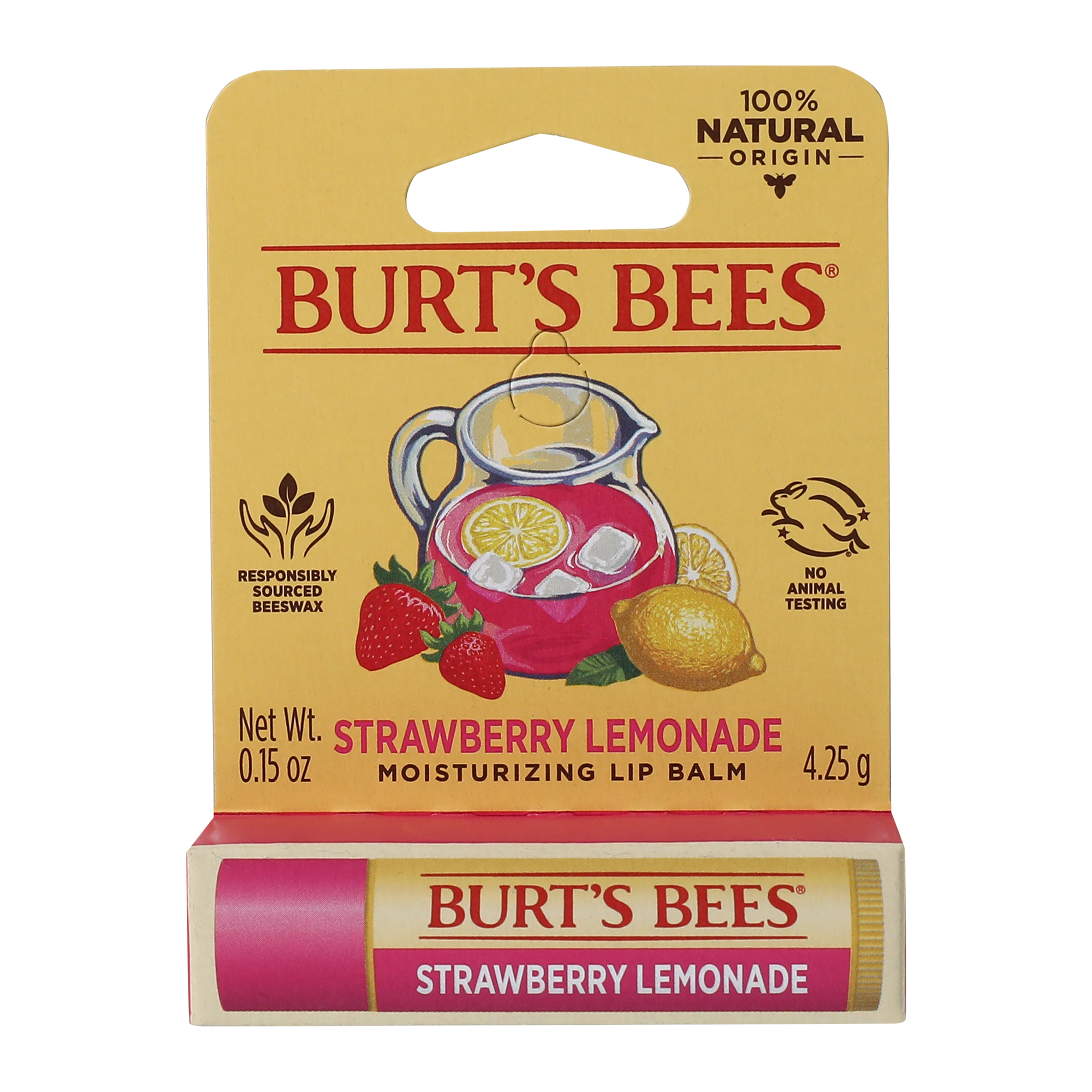 Burt’S Bees® Strawberry Lemonade Lip Balm 0.15oz