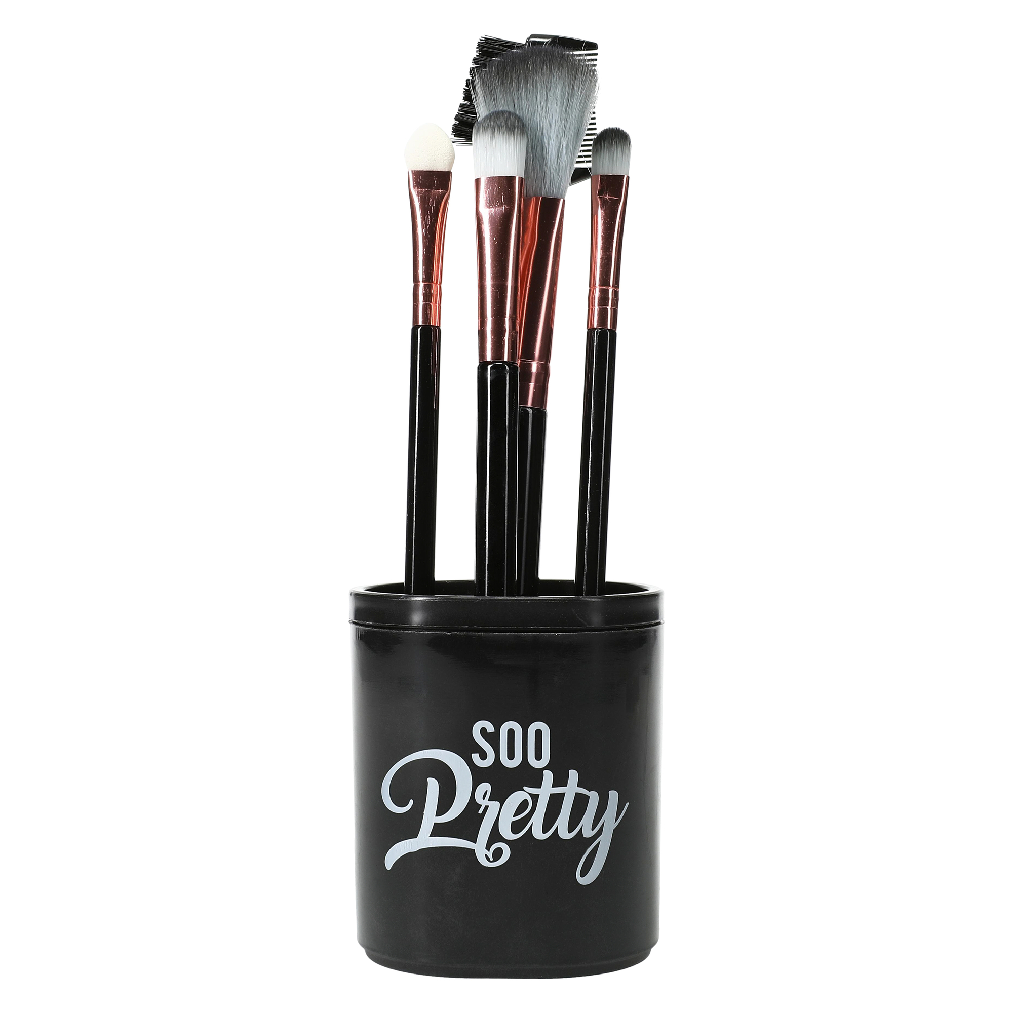 Gina Beauty™ Makeup Brush Set With Holder 6-Count