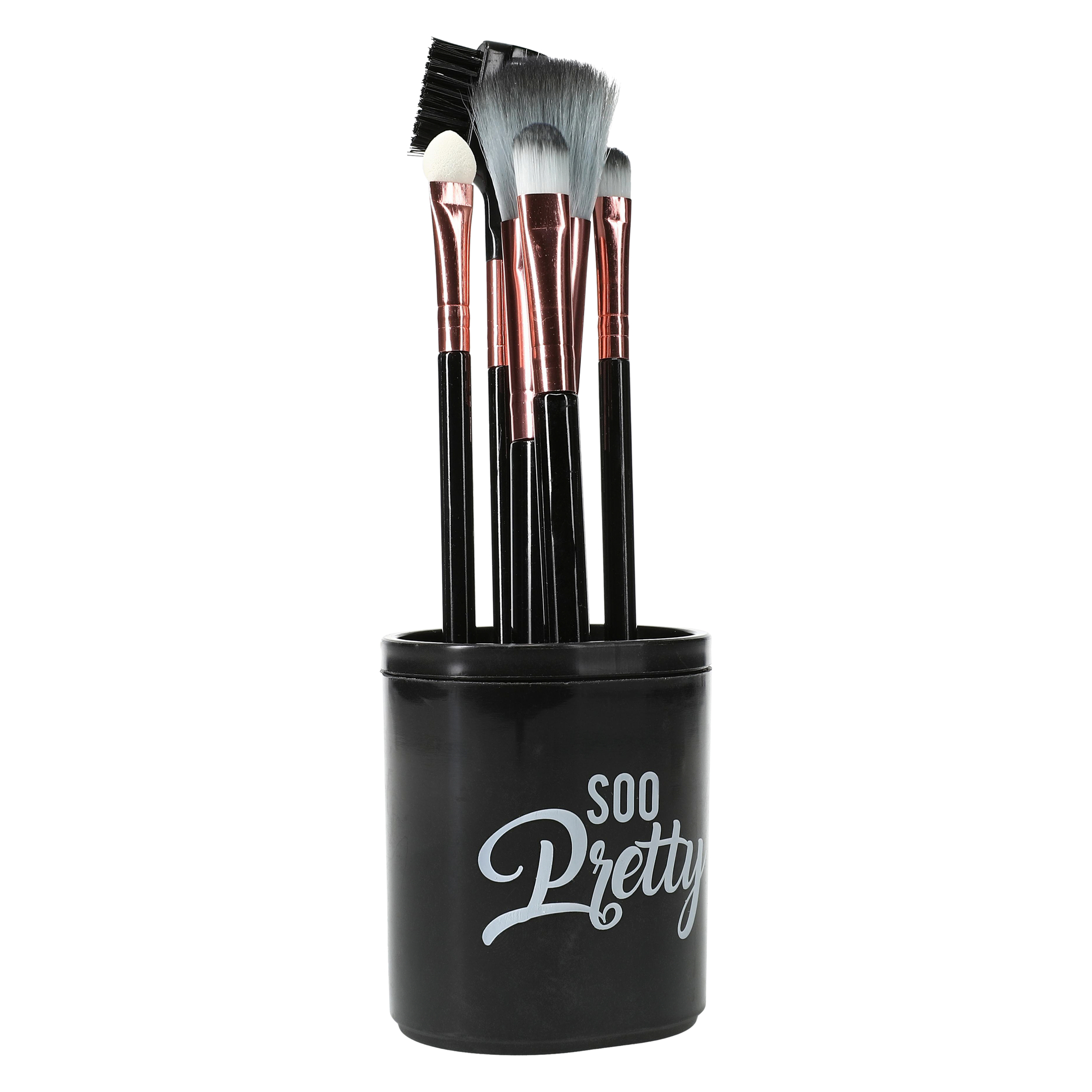 Gina Beauty™ Makeup Brush Set With Holder 6-Count