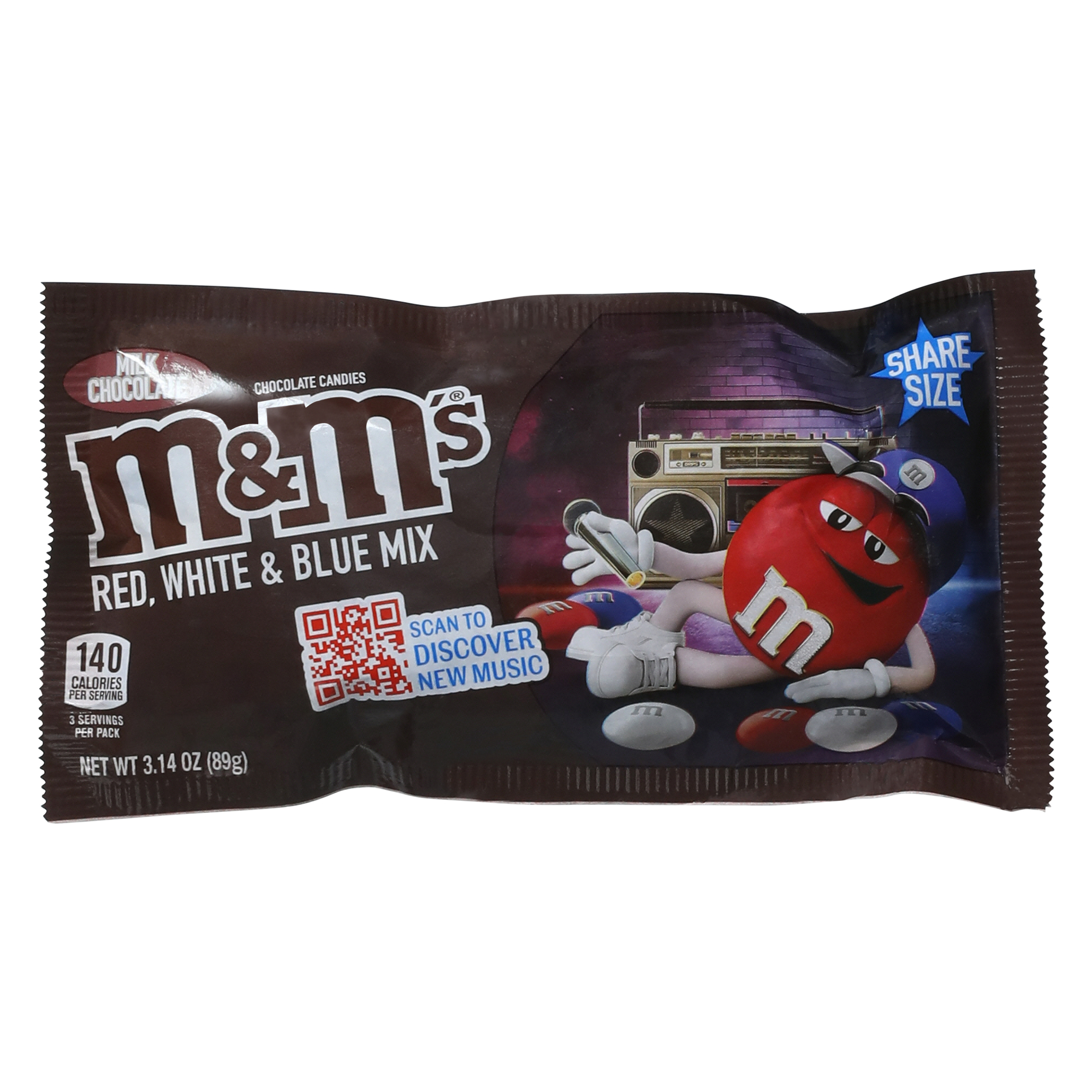 M&M’S® Red White & Blue Share Size 3.14oz