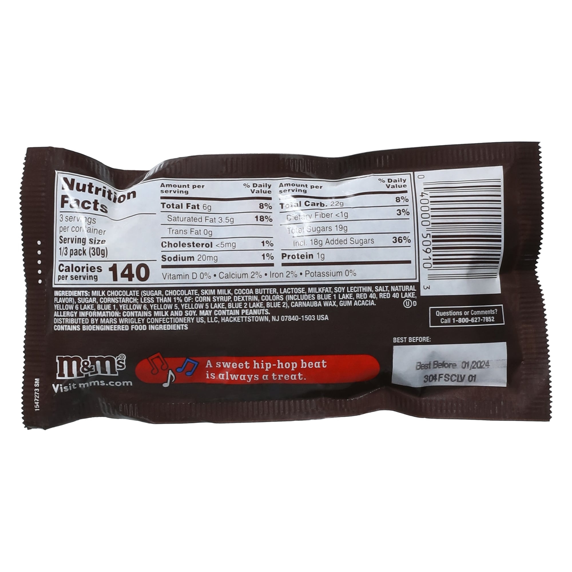 M&M’S® Red White & Blue Share Size 3.14oz