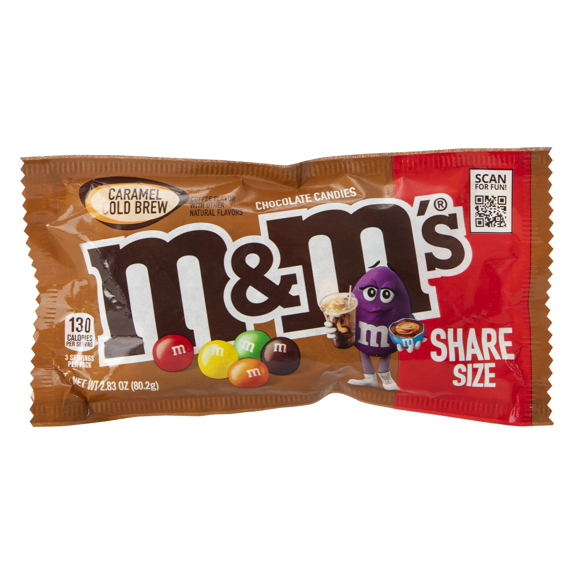 M&M's® Caramel Cold Brew Candies Share Size 2.83oz