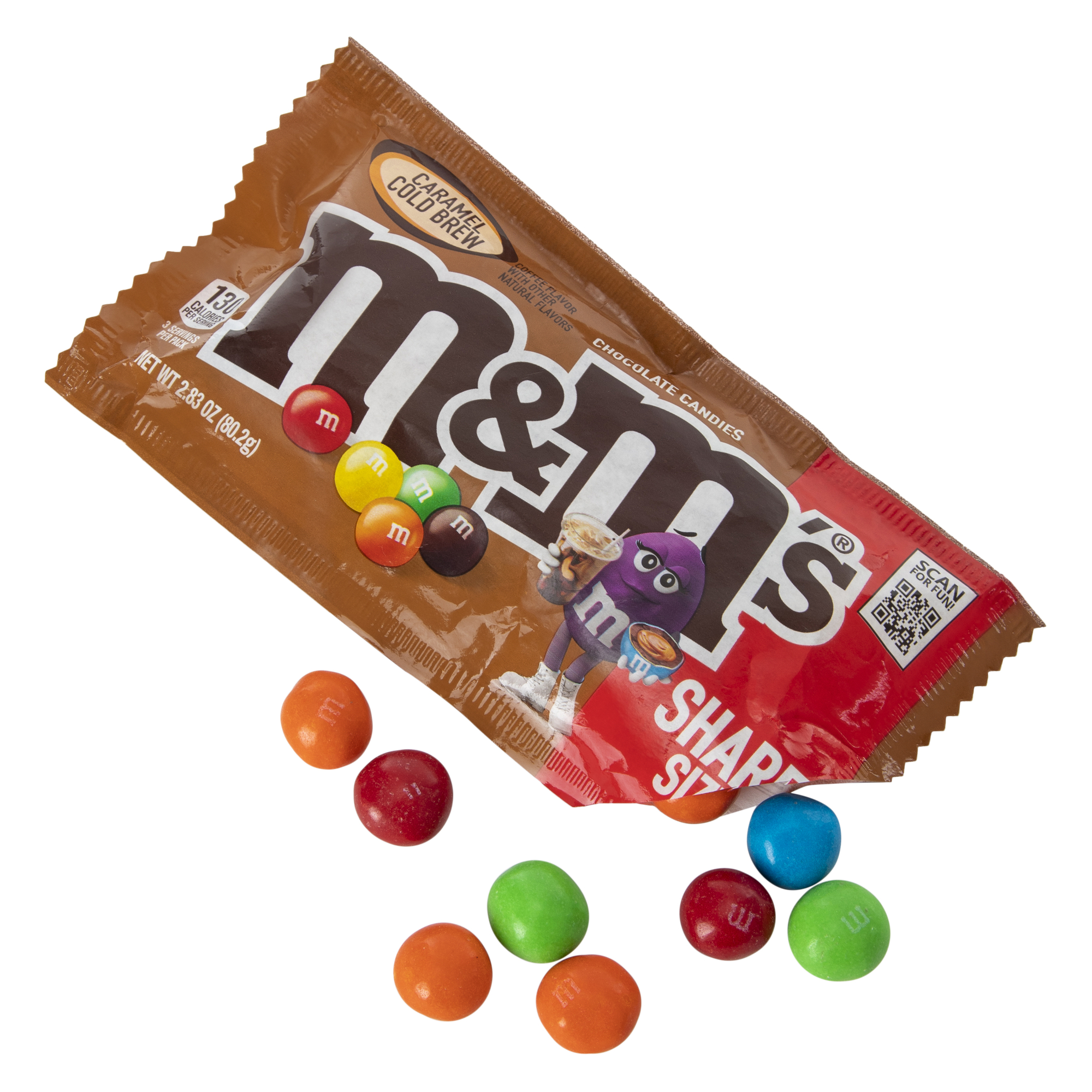 M&M's® Caramel Cold Brew Candies Share Size 2.83oz