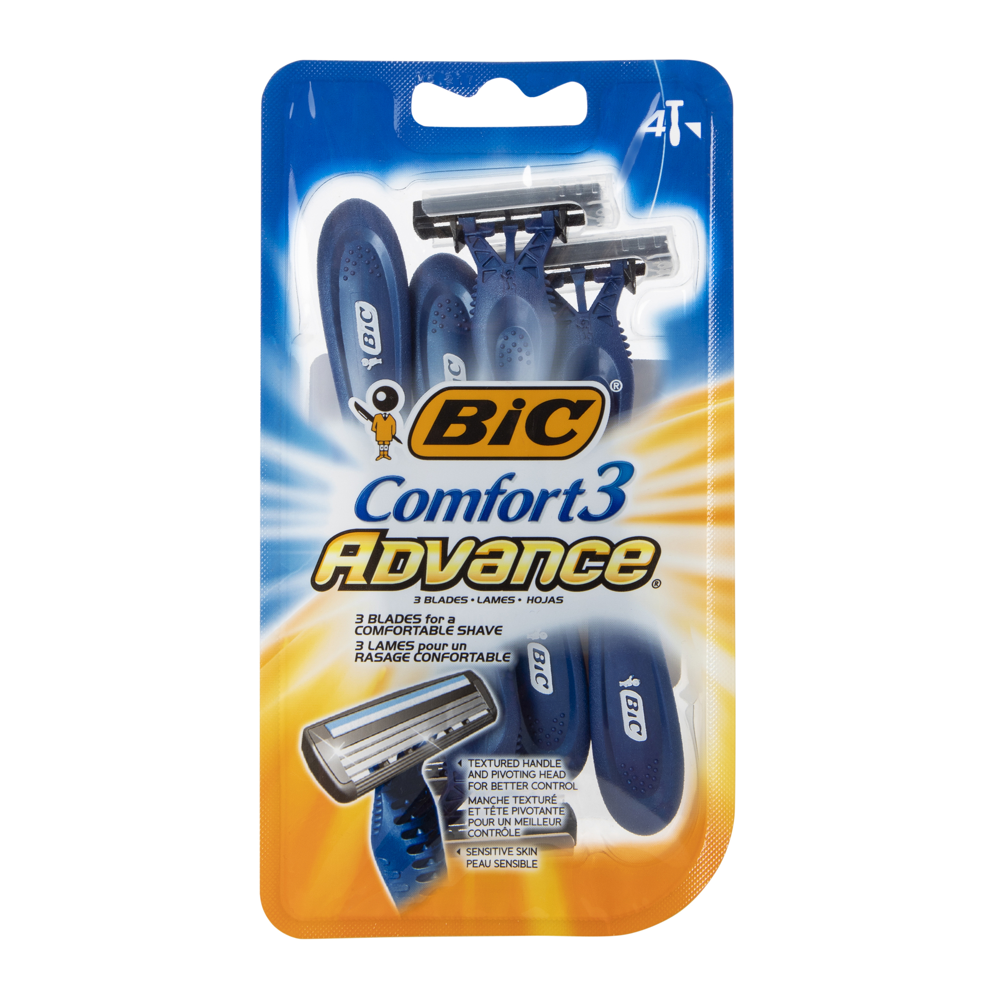 Bic® Comfort 3 Advance® Razors 4-Pack