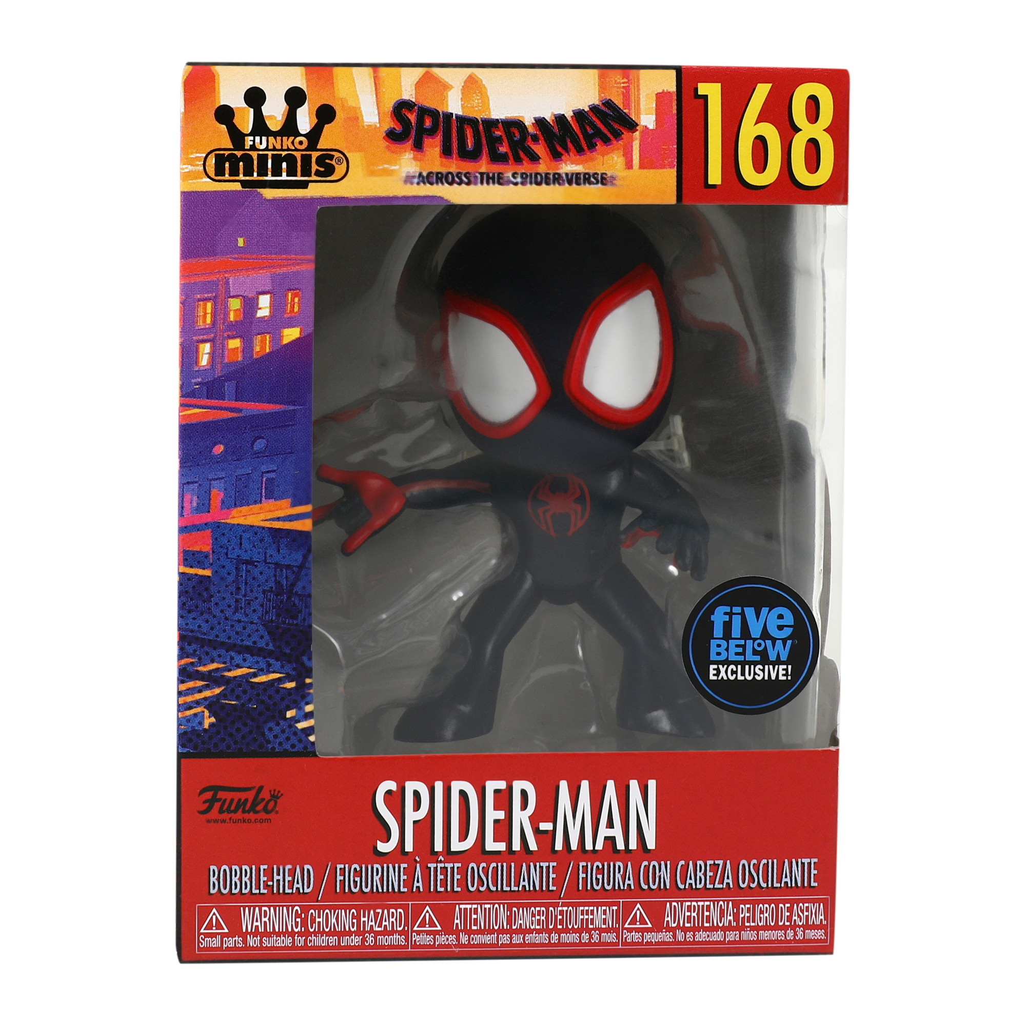 Funko Minis Spider-Man Across The Spider-Verse Bobble-Head Figure