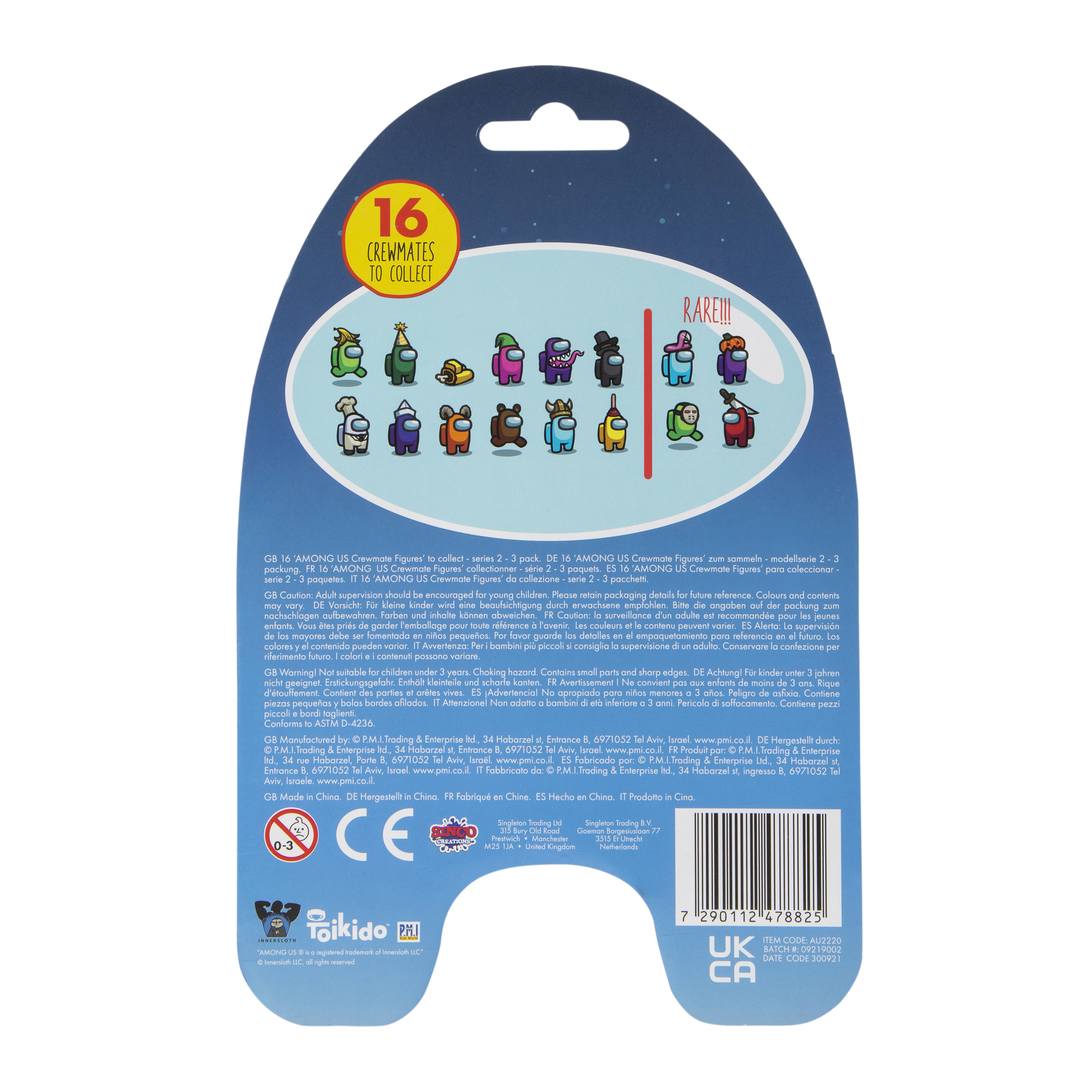Among Us™ Crewmates Figures 3-Pack