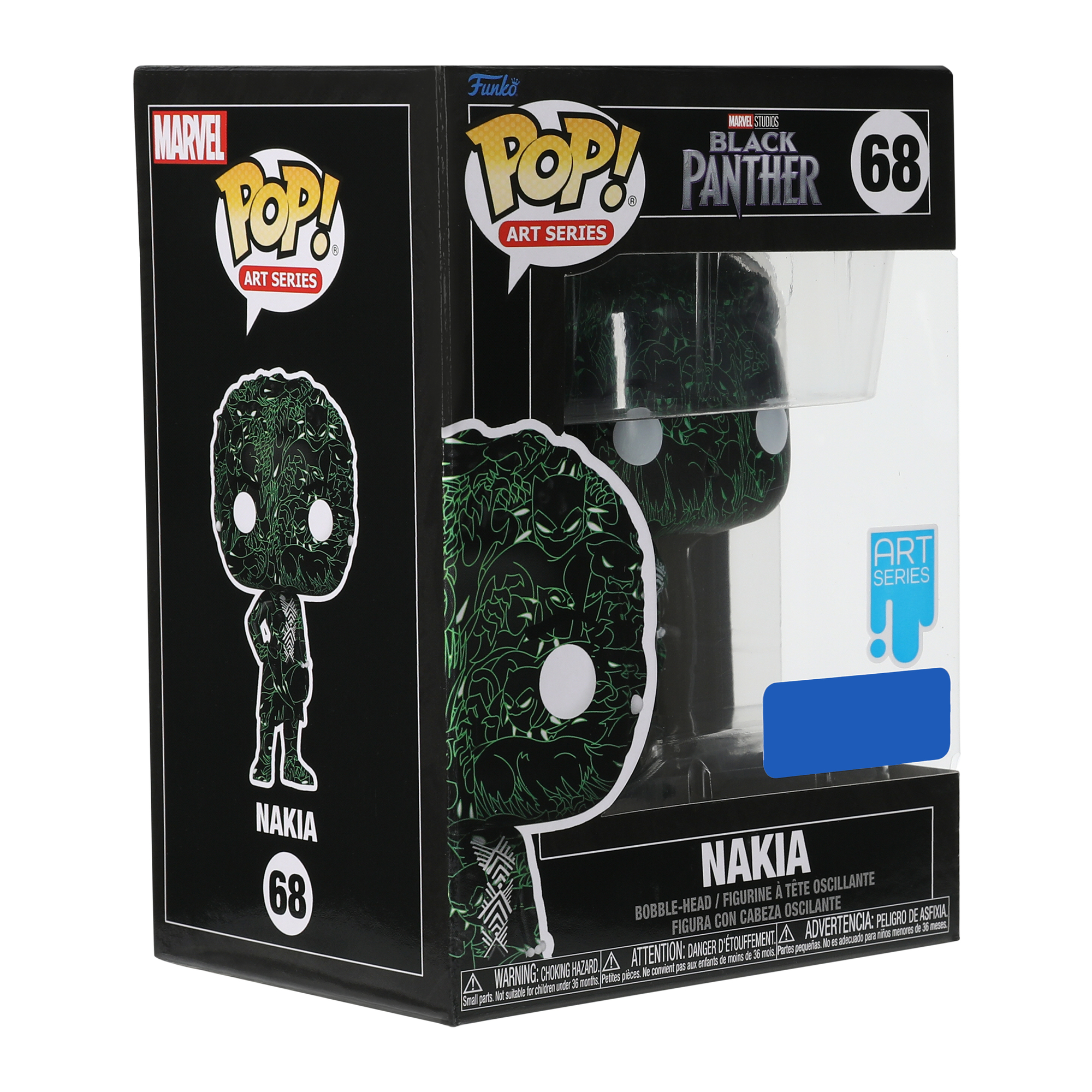Funko Pop! Art Series Black Panther Nakia Bobble-Head Figure