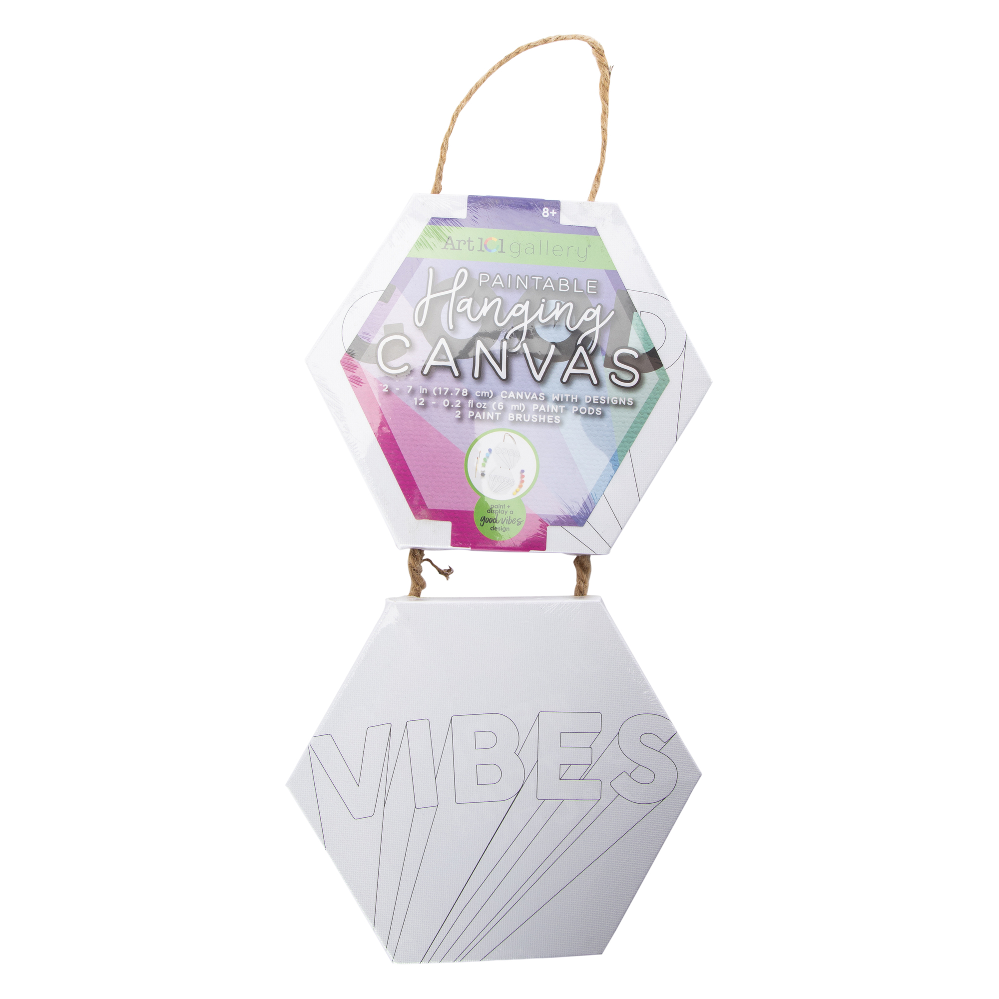 Paintable Hanging Canvas Art Set