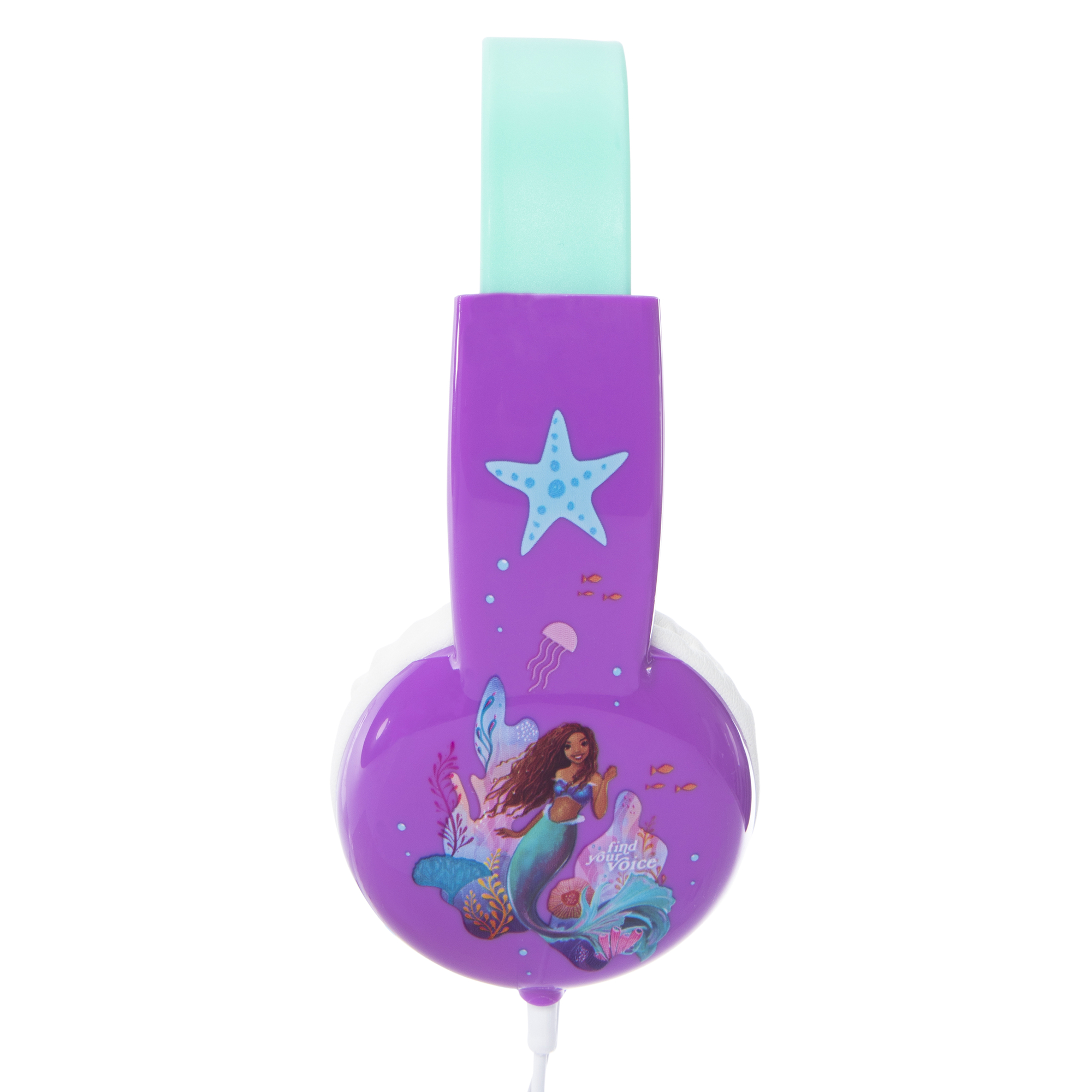 Disney The Little Mermaid Theatrical Release Kid-Safe Headphones With Mic