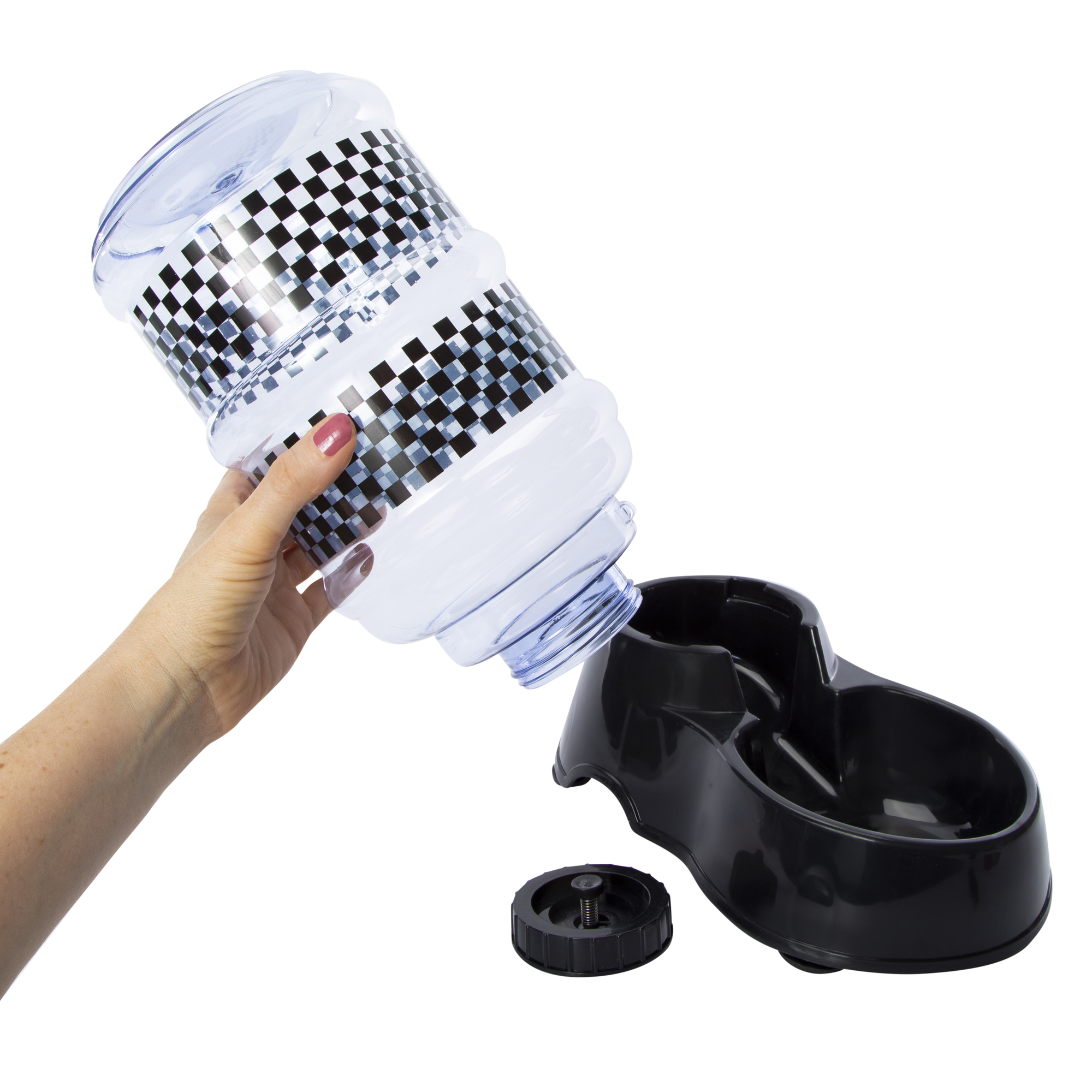 Pet Gravity Water Dispenser Bowl, 118 Fl.oz Capacity
