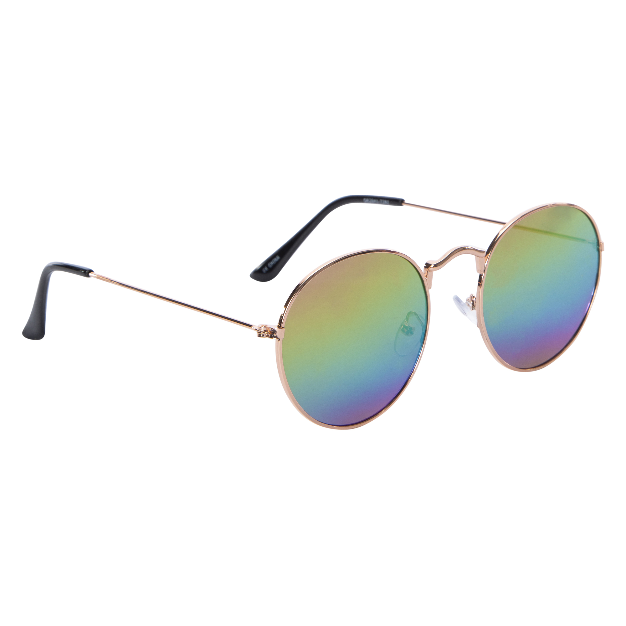 Ladies Round Mirrored Sunglasses