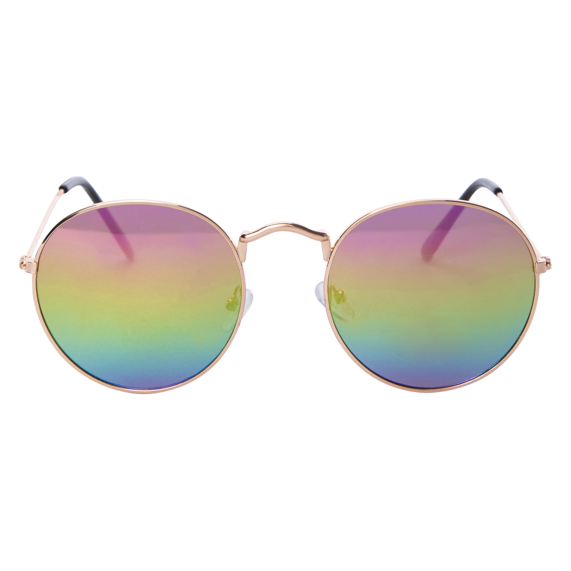 Ladies Round Mirrored Sunglasses