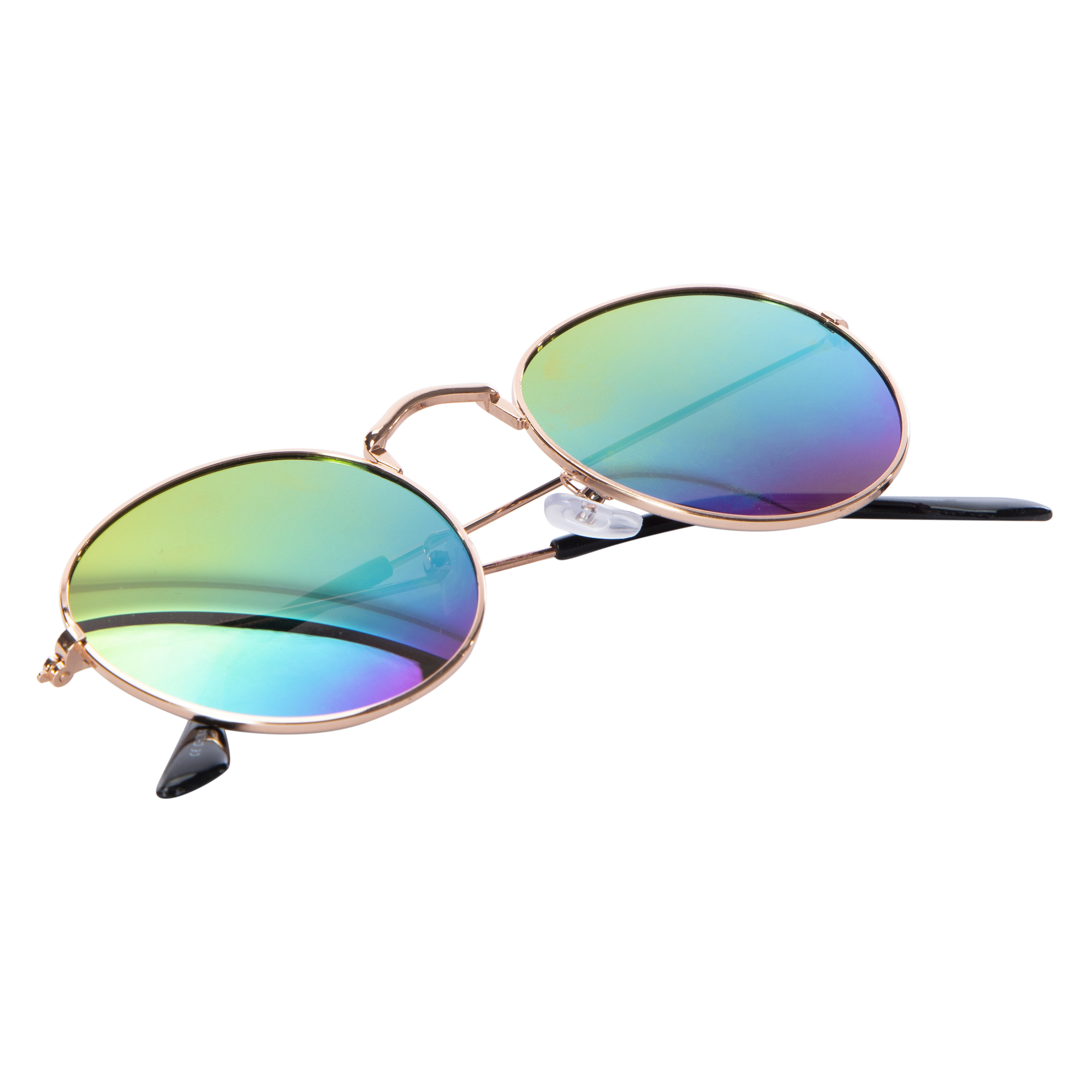 Ladies Round Mirrored Sunglasses