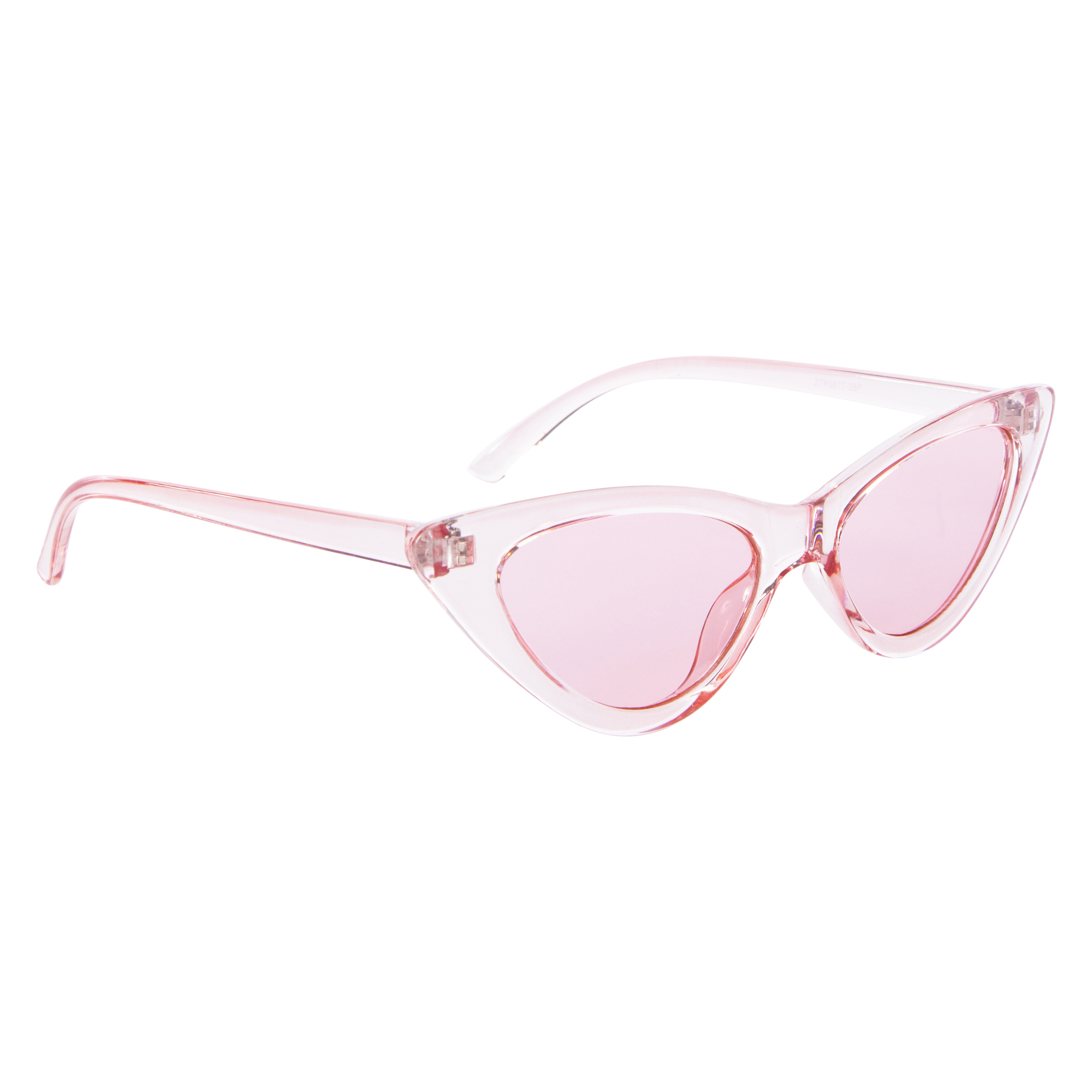 Glitter Heart-Shape Cat Eye Sunglasses