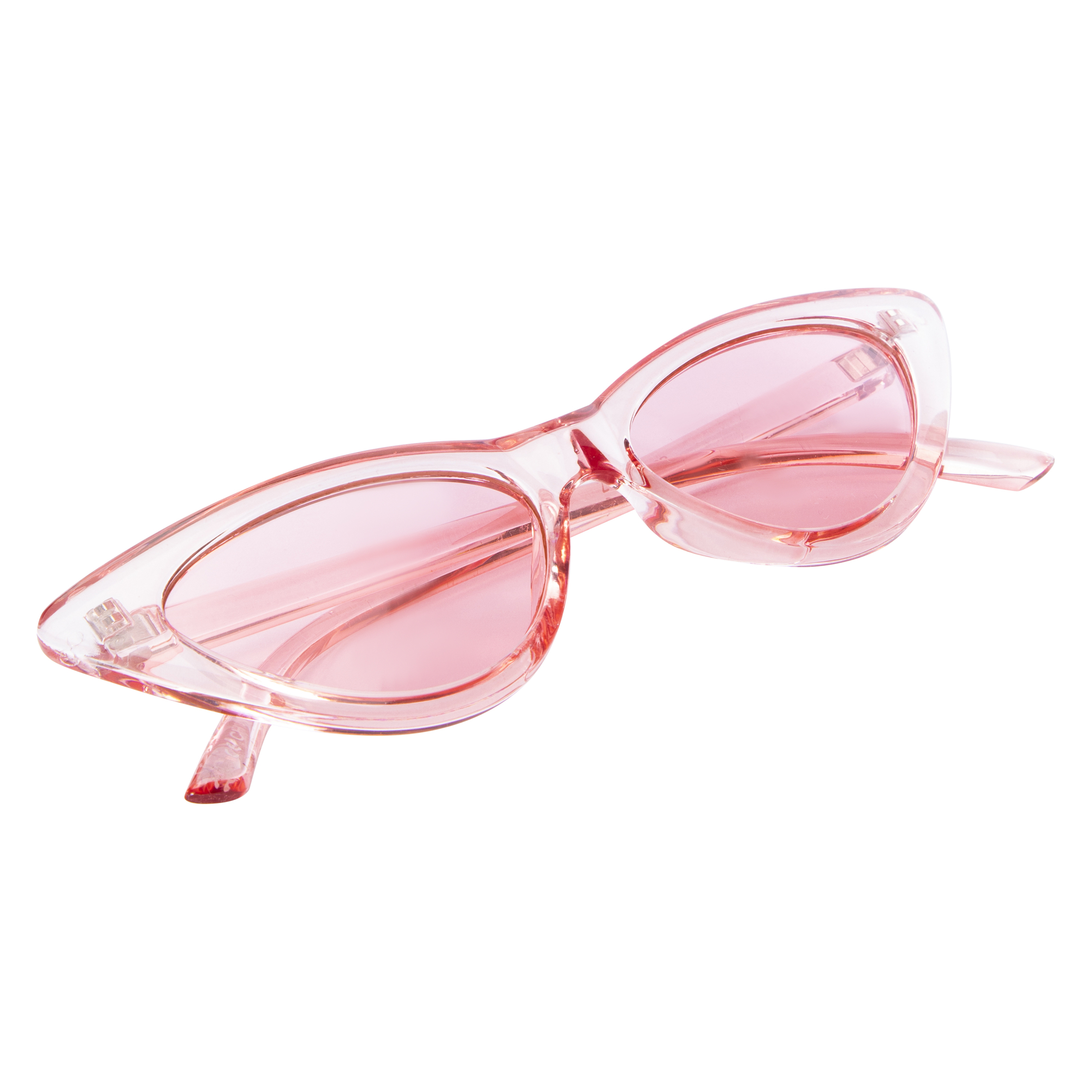 Glitter Heart-Shape Cat Eye Sunglasses