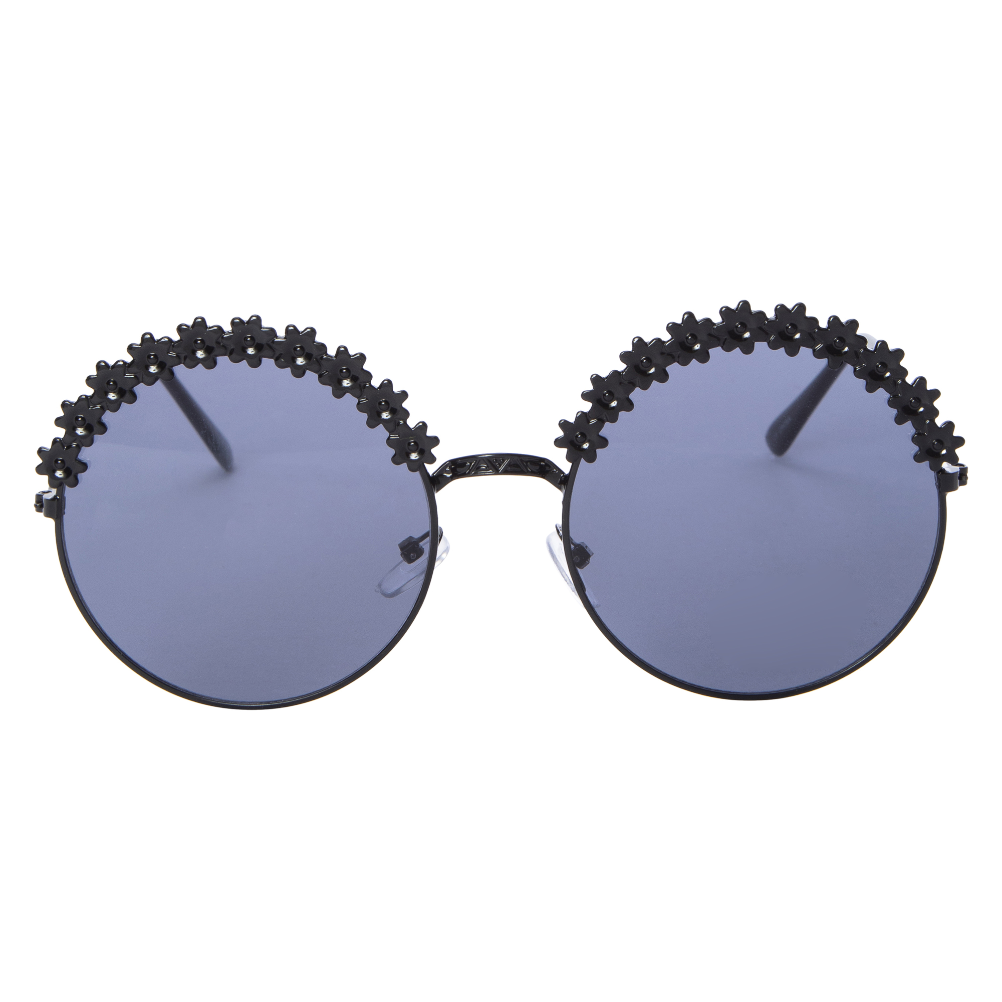 Ladies Round Daisy Frame Sunglasses