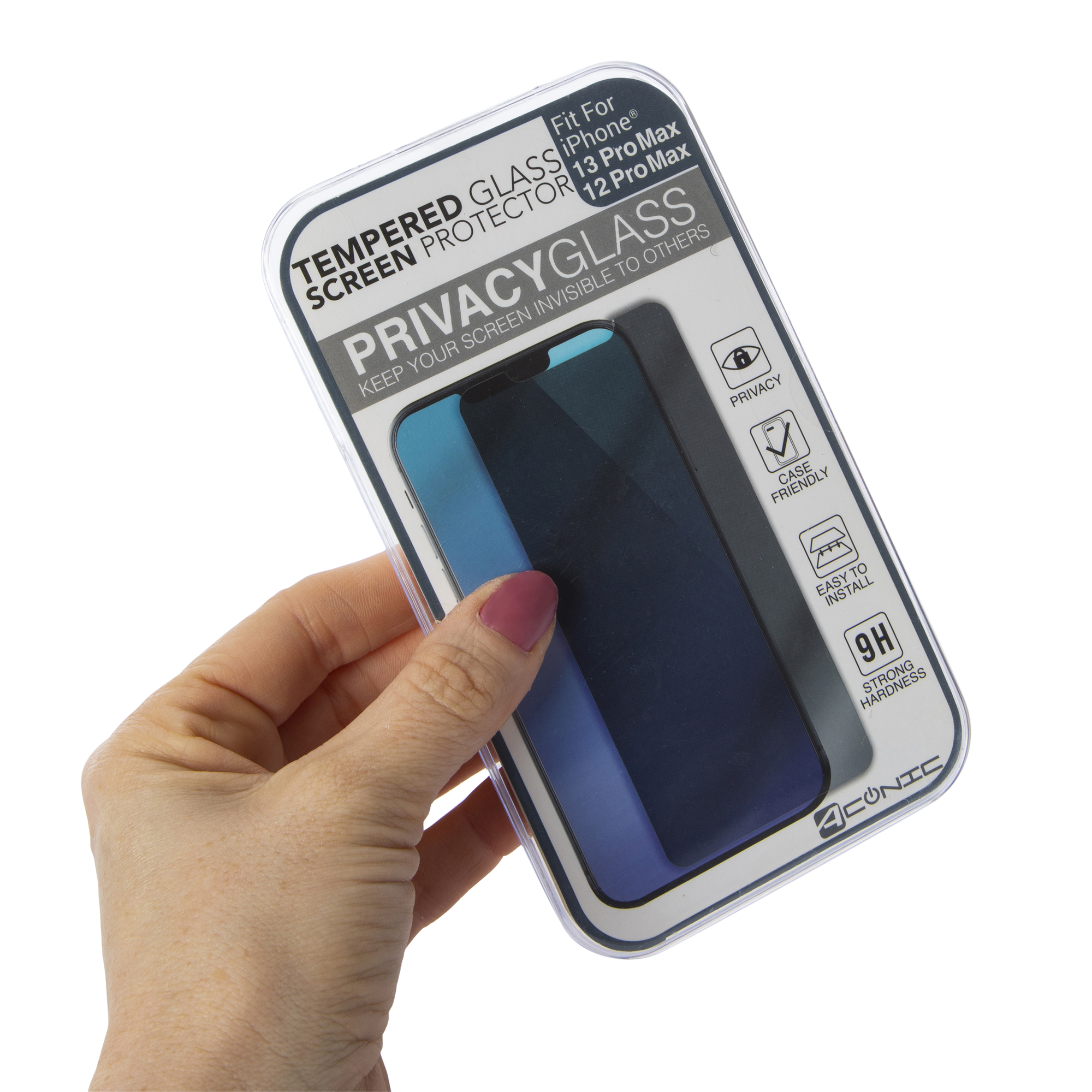 Privacy Tempered Glass Screen Protector For iPhone 13 Pro Max®/12 Pro Max®