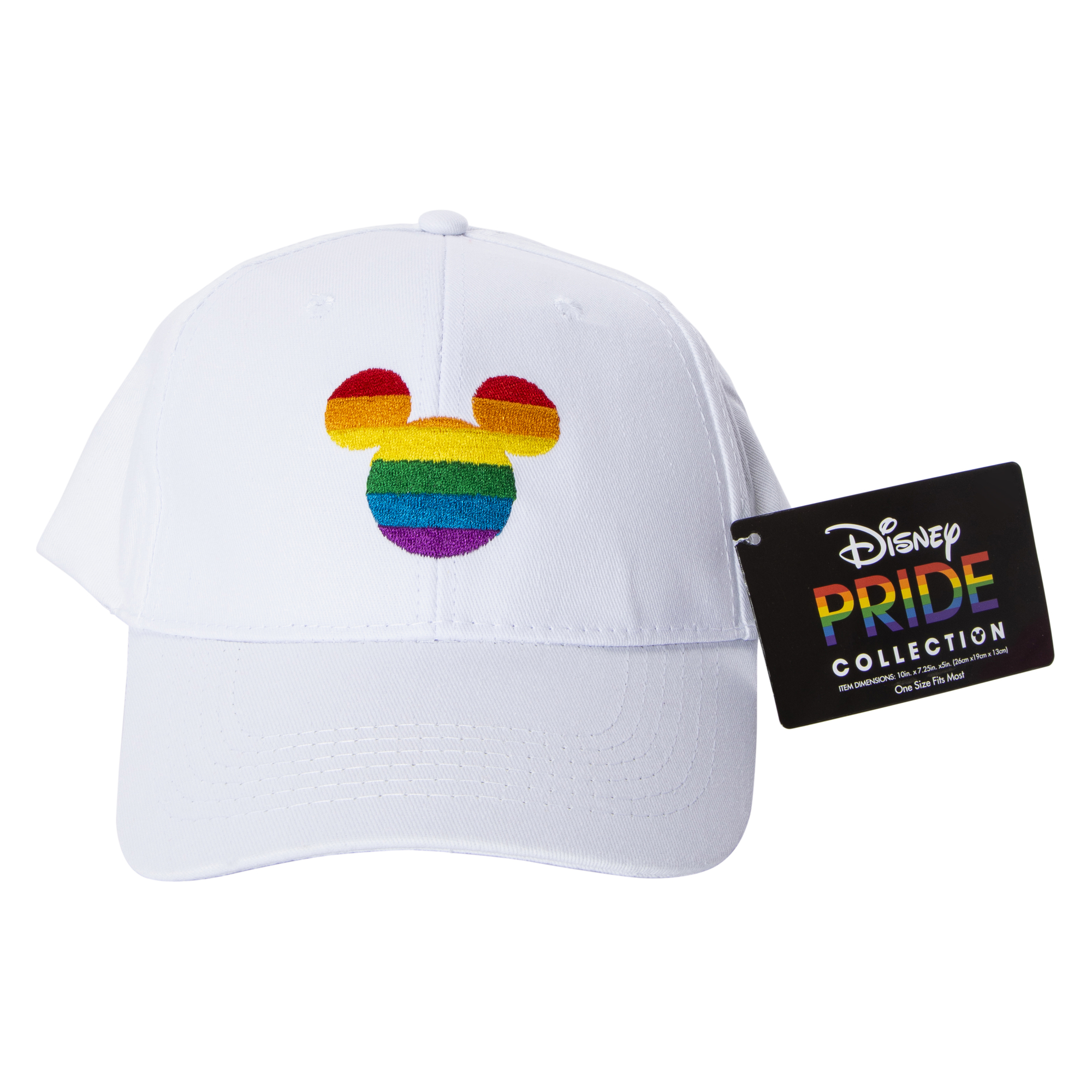 Disney Rainbow Mickey Mouse Pride Baseball Cap