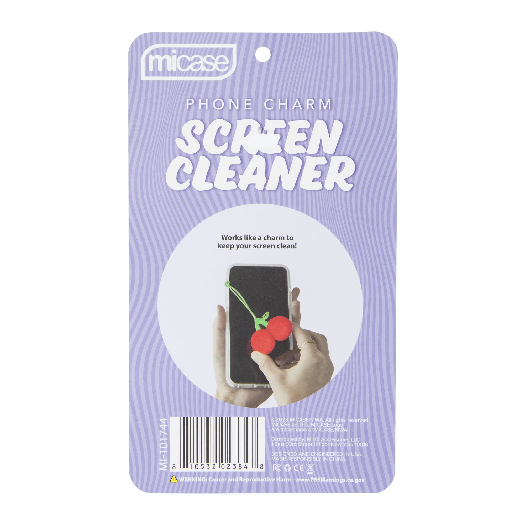 Screen Cleaner Phone Charm