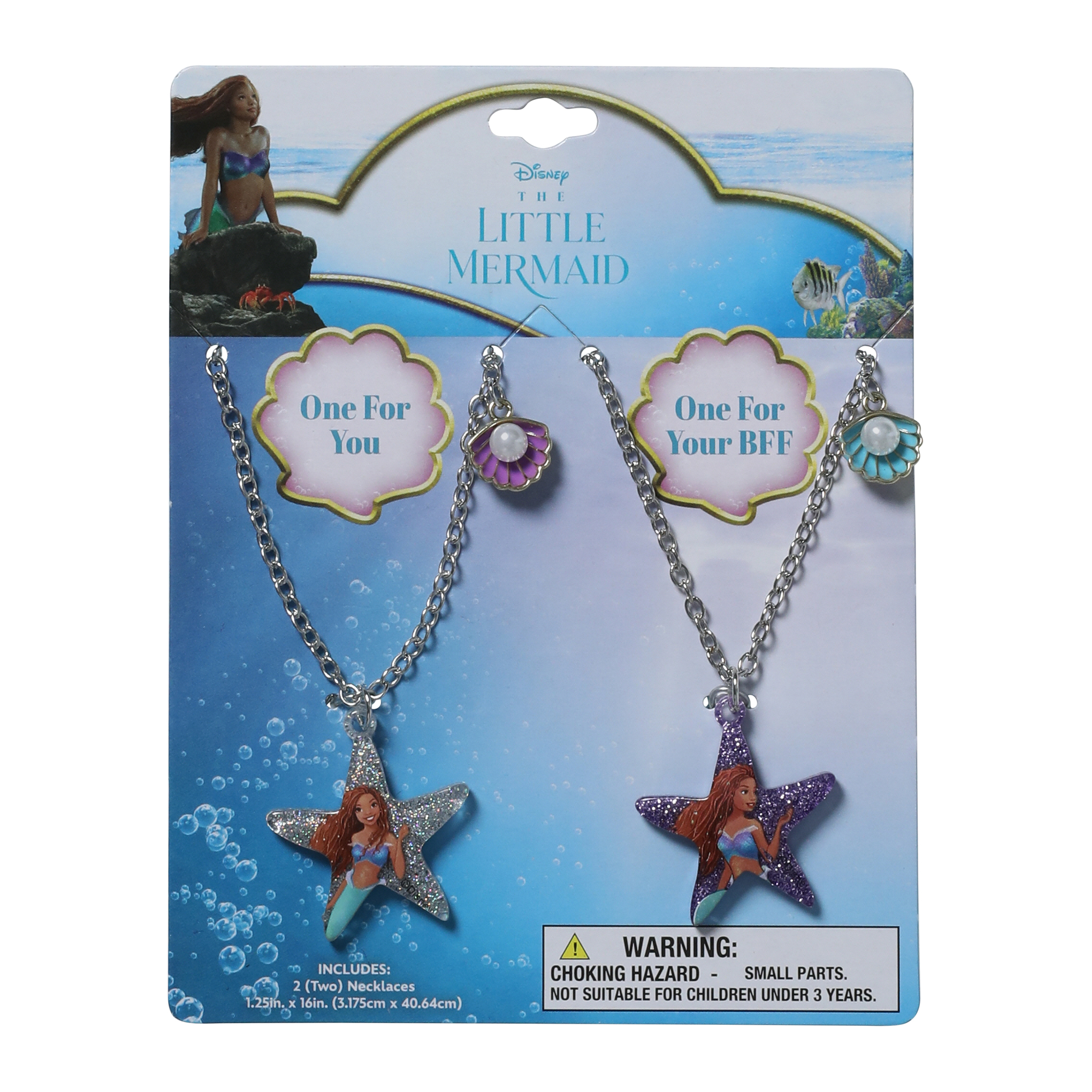 Disney The Little Mermaid Theatrical Release Friendship Necklaces