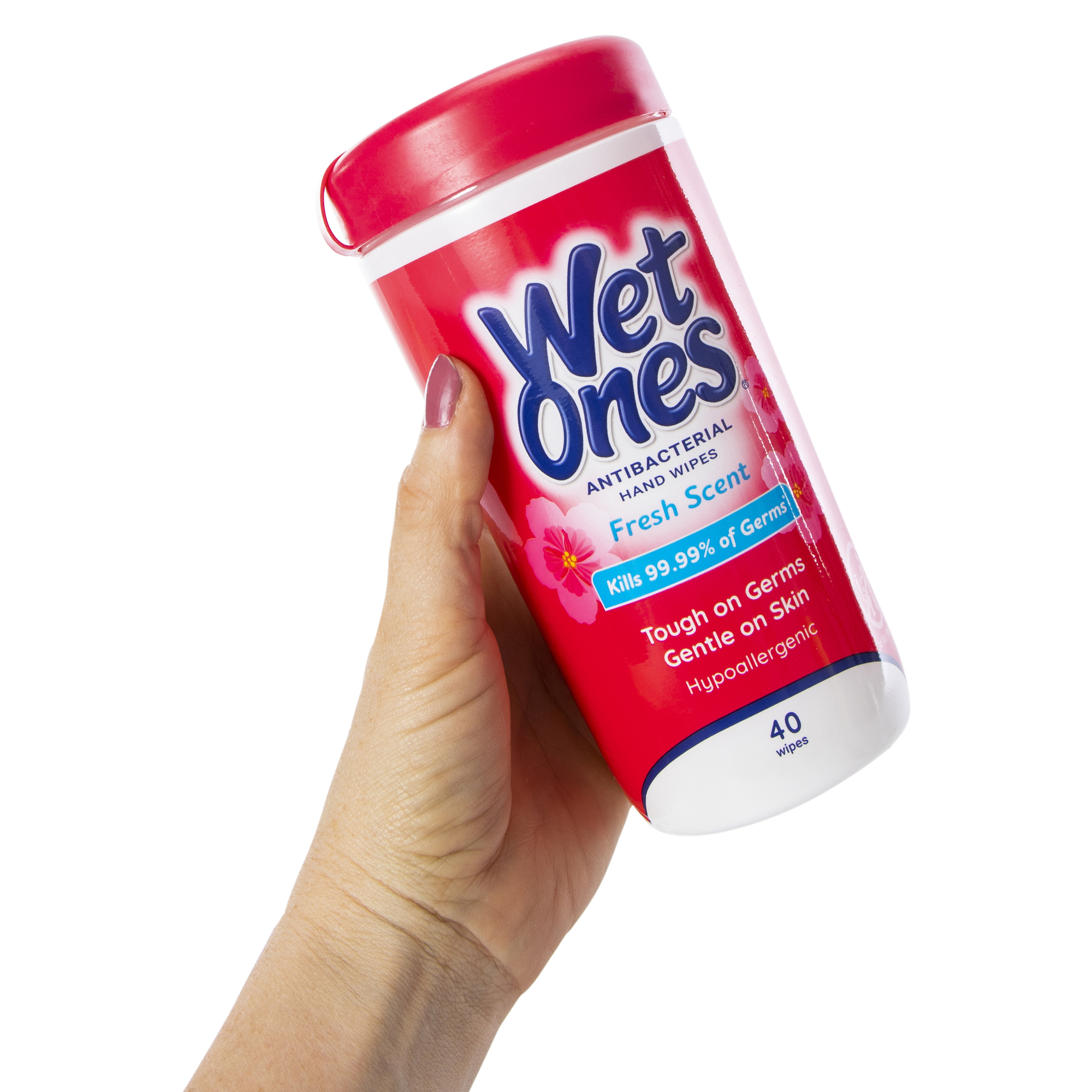 Wet Ones® Fresh Scent Antibacterial Hand Wipes 40-Count