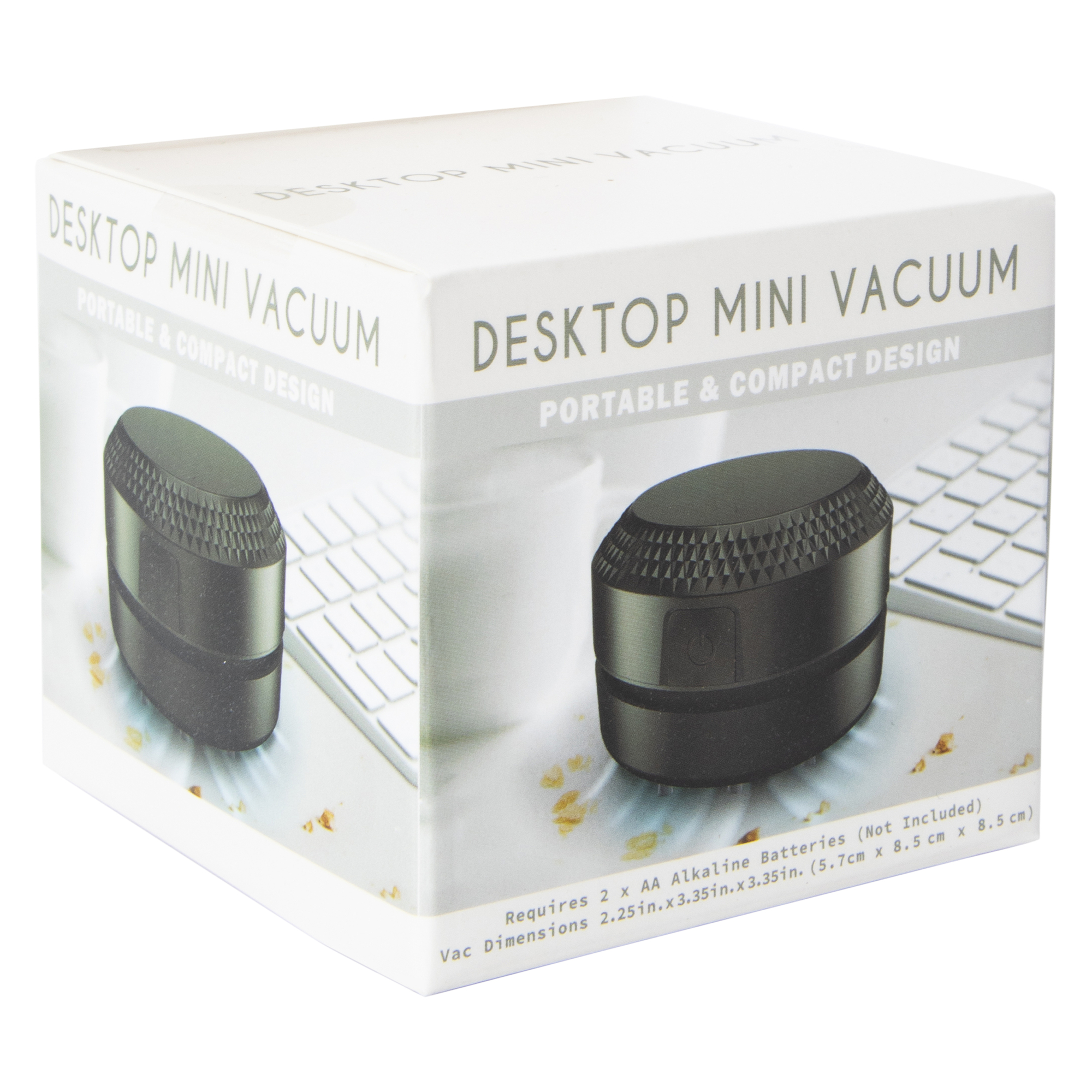 Desktop Mini Vacuum 3.35in x 2.25in