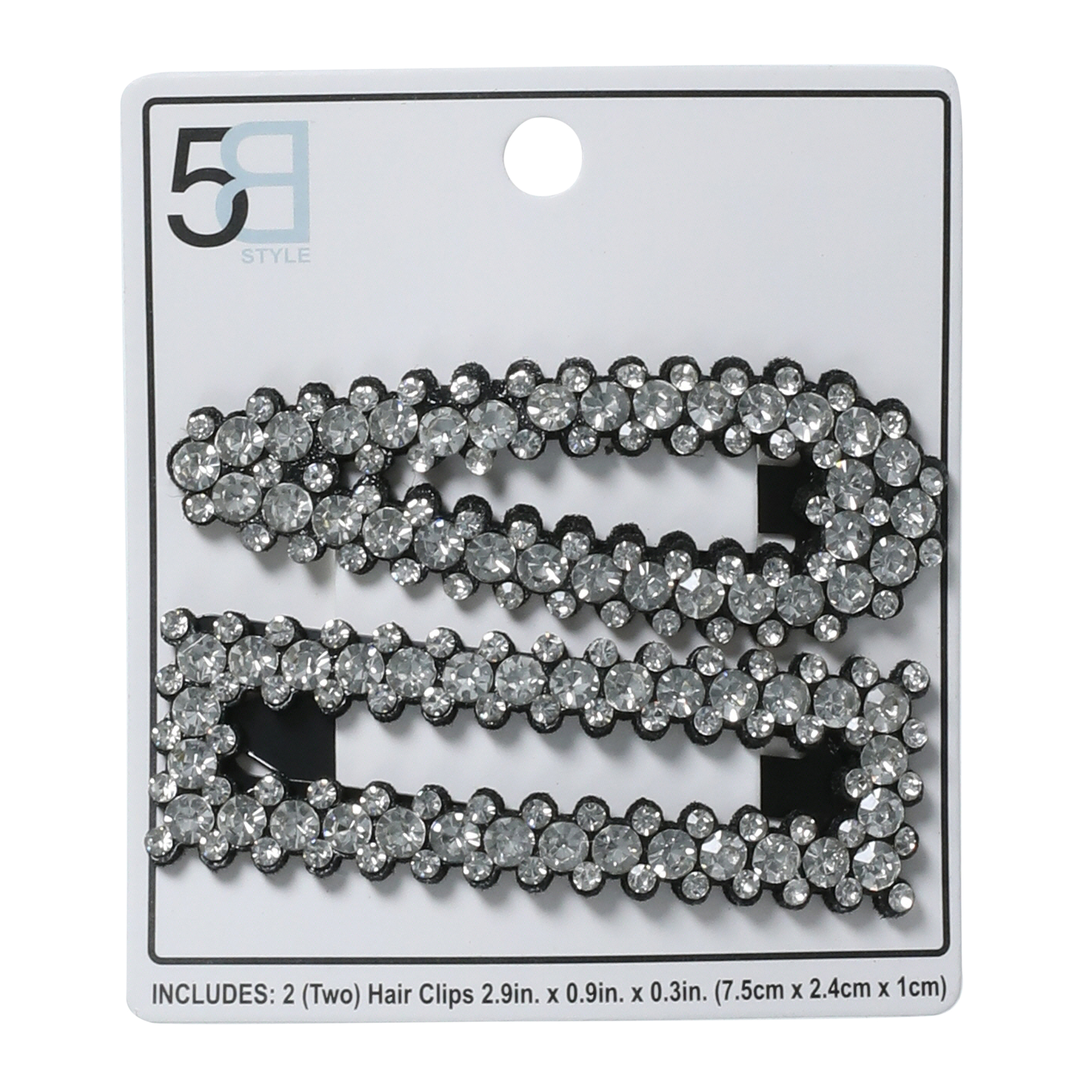 Rhinestone Hair Clips 2-Pack