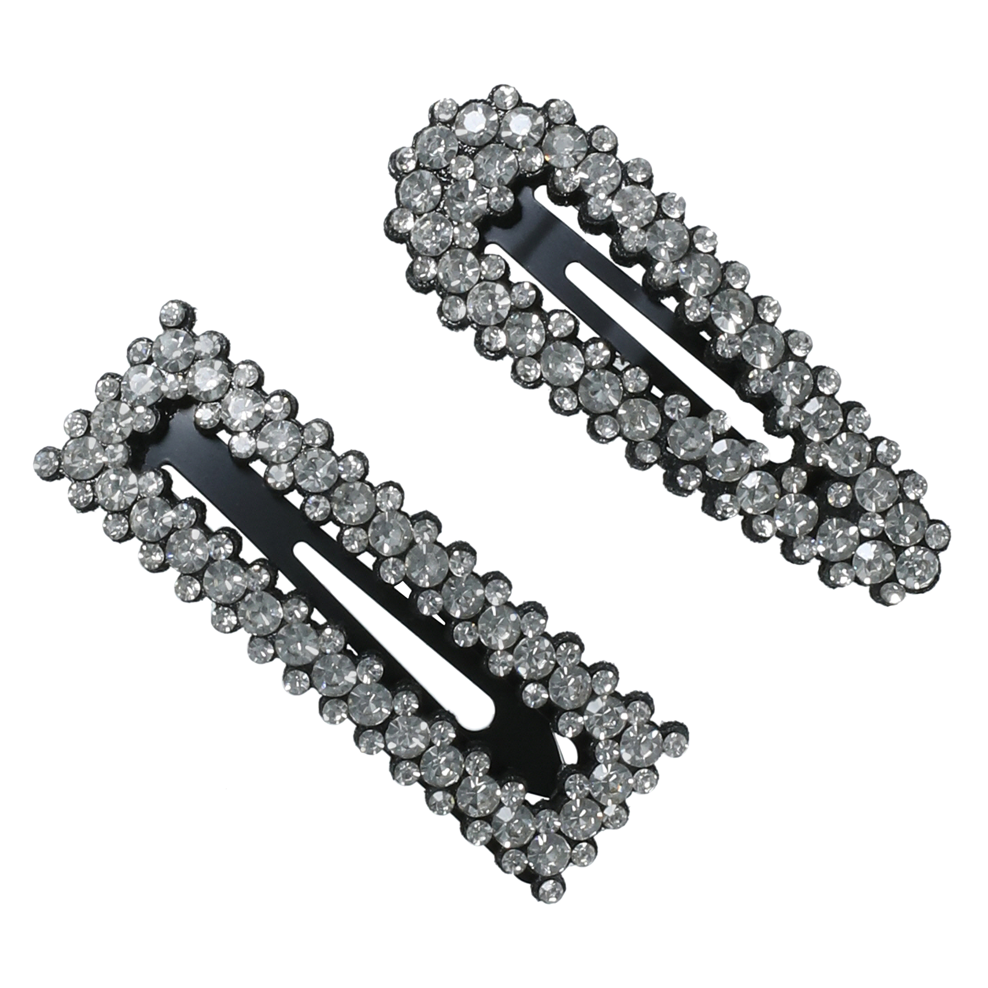 Rhinestone Hair Clips 2-Pack