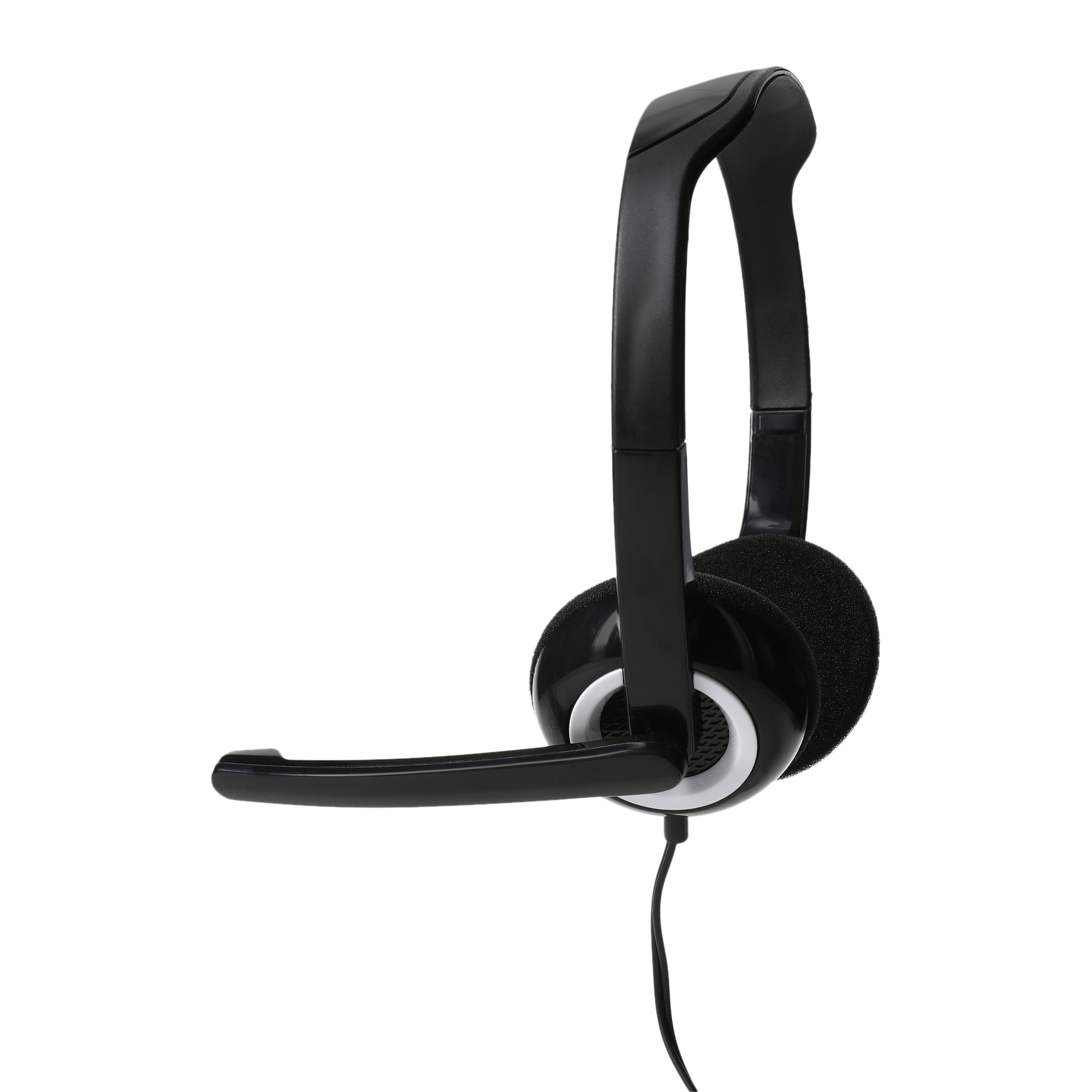 Slick Wired Headset With Boom Mic