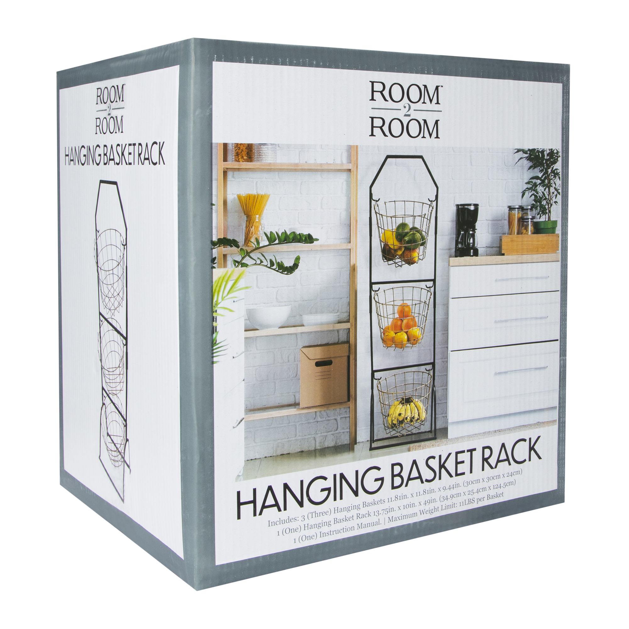 Hanging Basket Rack 49in