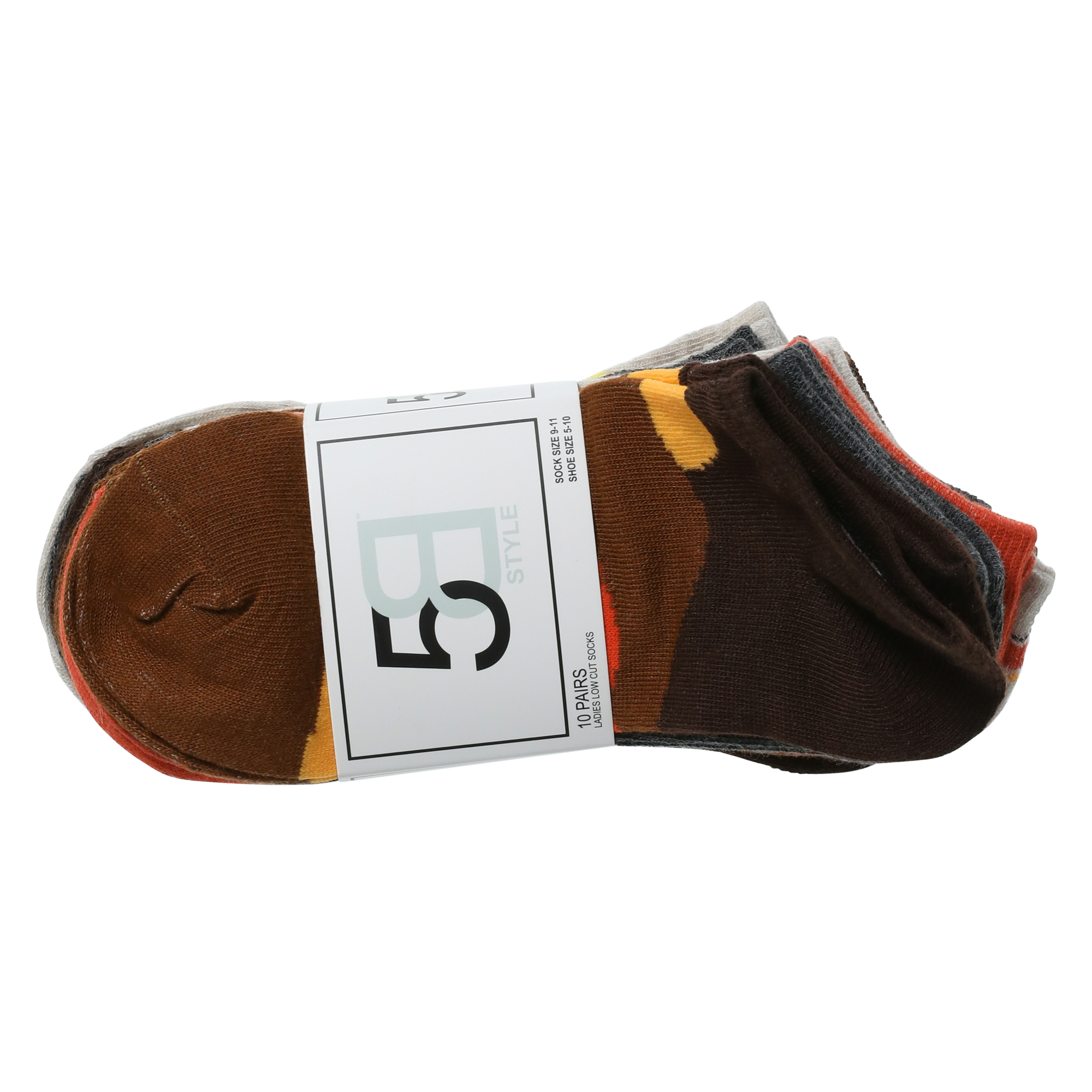 Ladies Low-Cut Socks 10-Pack - Van Life