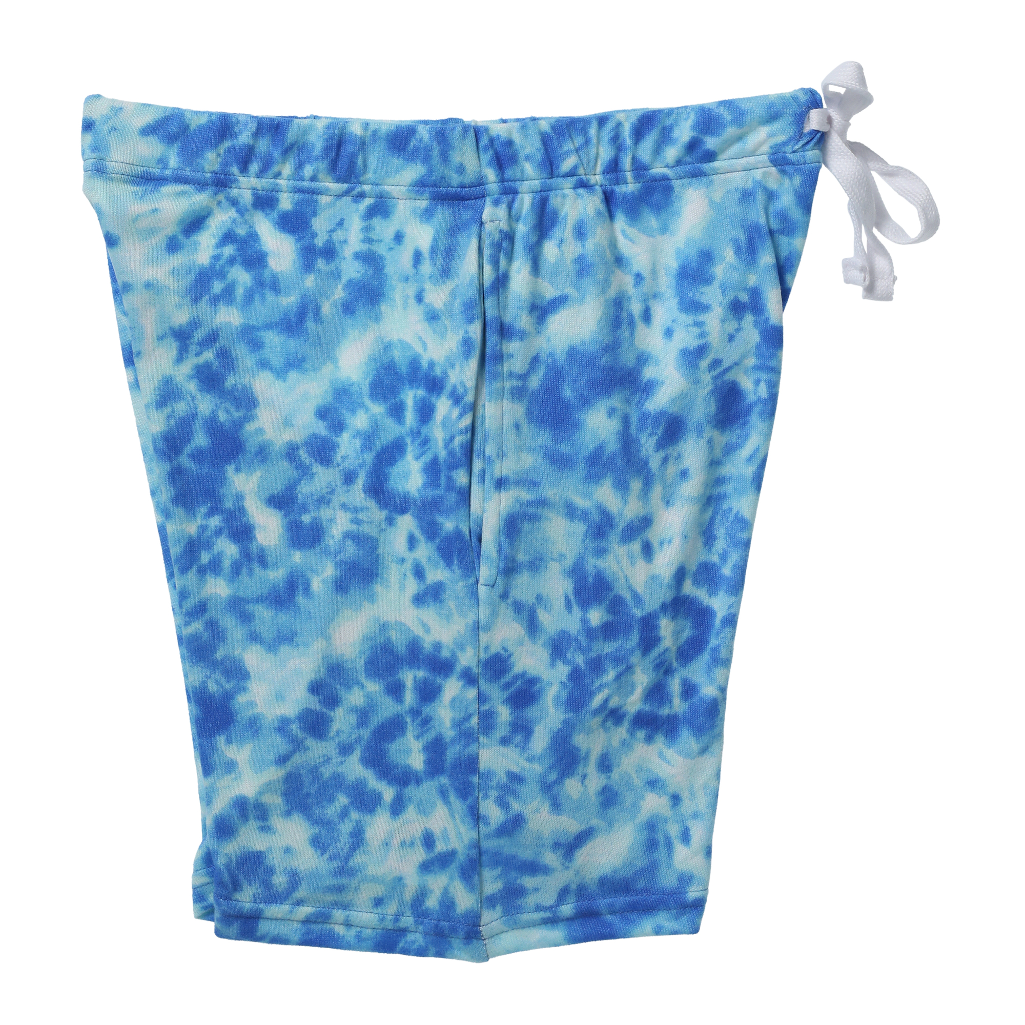 Young Mens Blue Tie Dye Shorts
