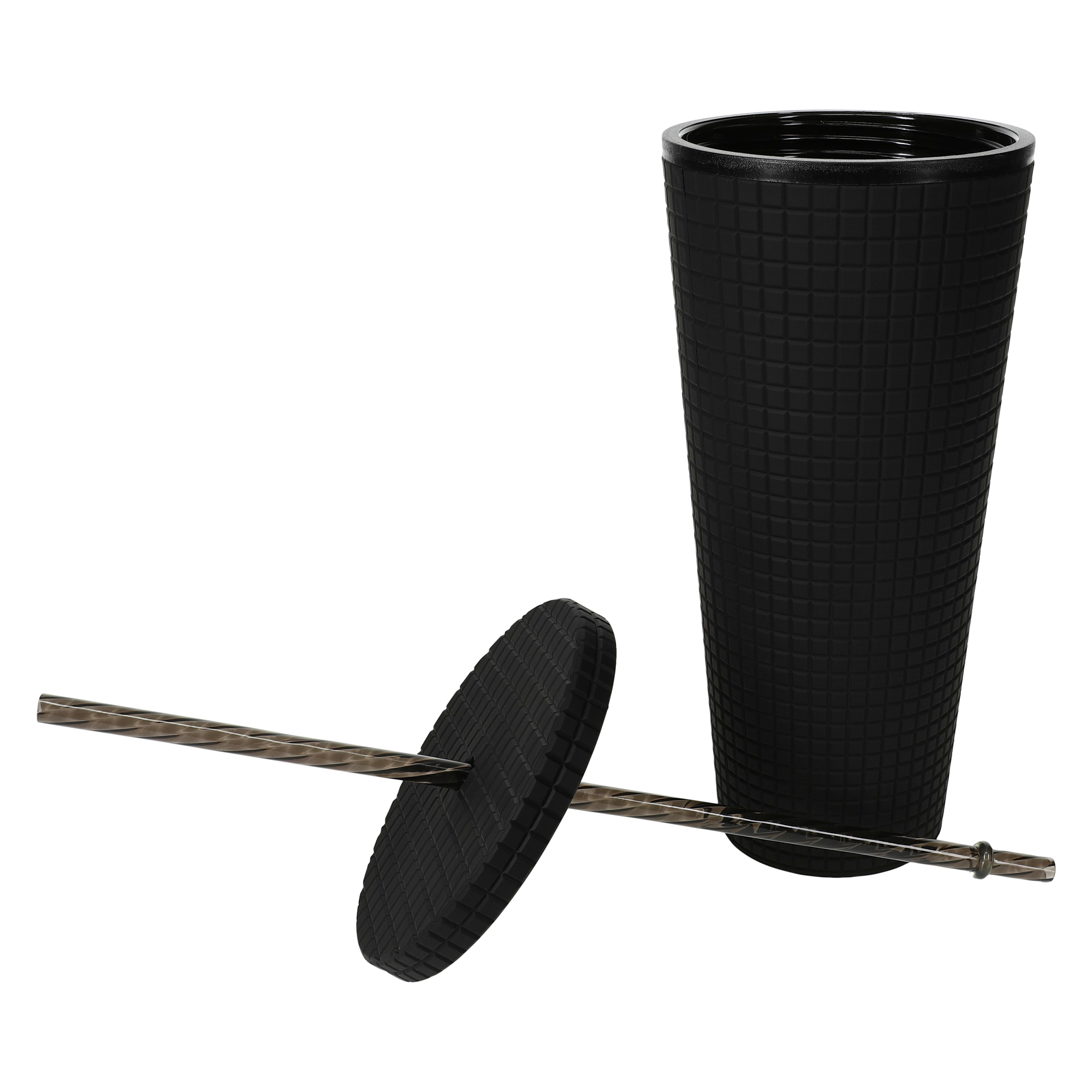 Matte Squares Tumbler 24oz