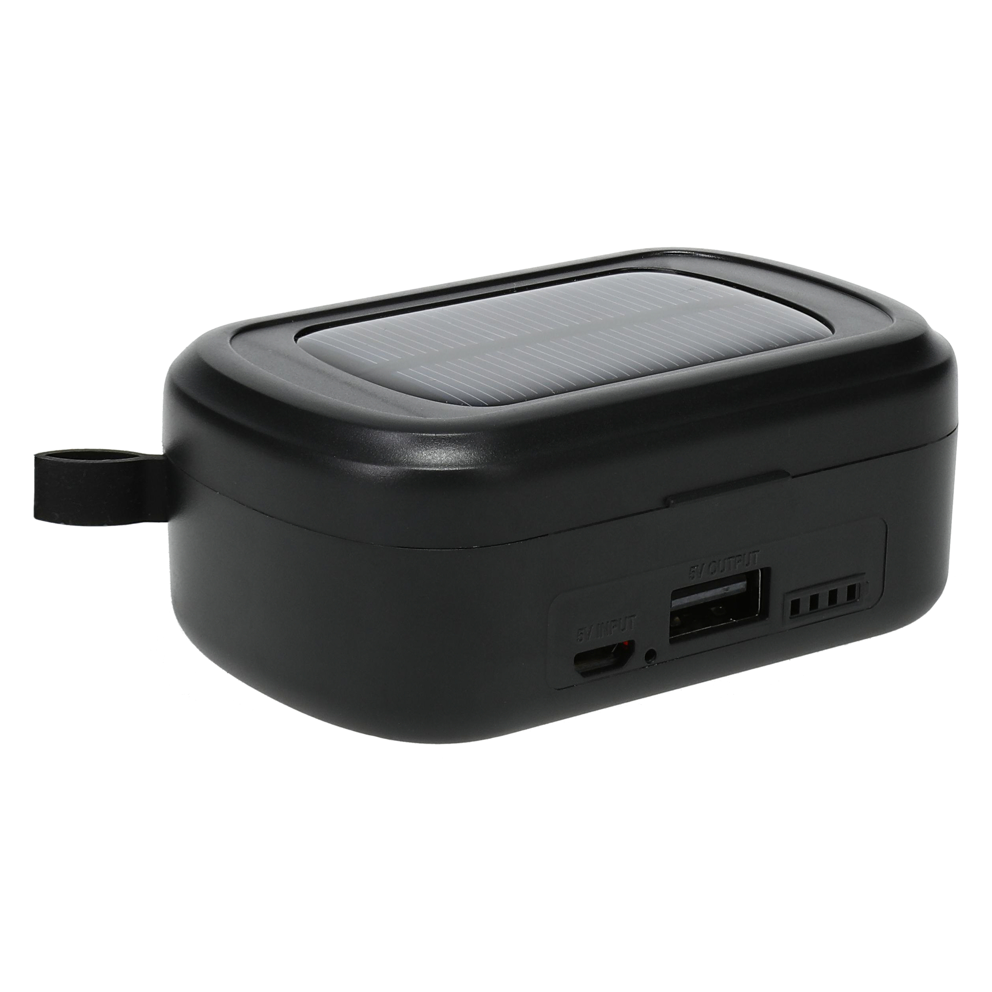 Bluetooth® Earbuds With Solar Power Bank Charging Case