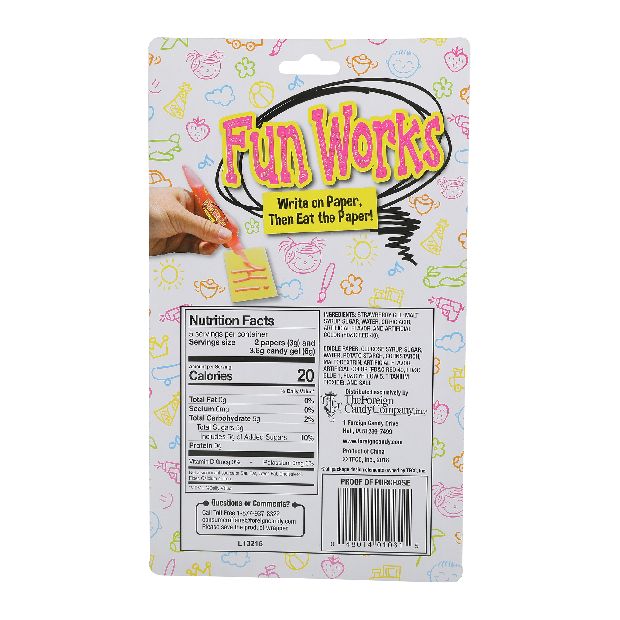 Fun Works Edible Paper Candy Set 1.16oz