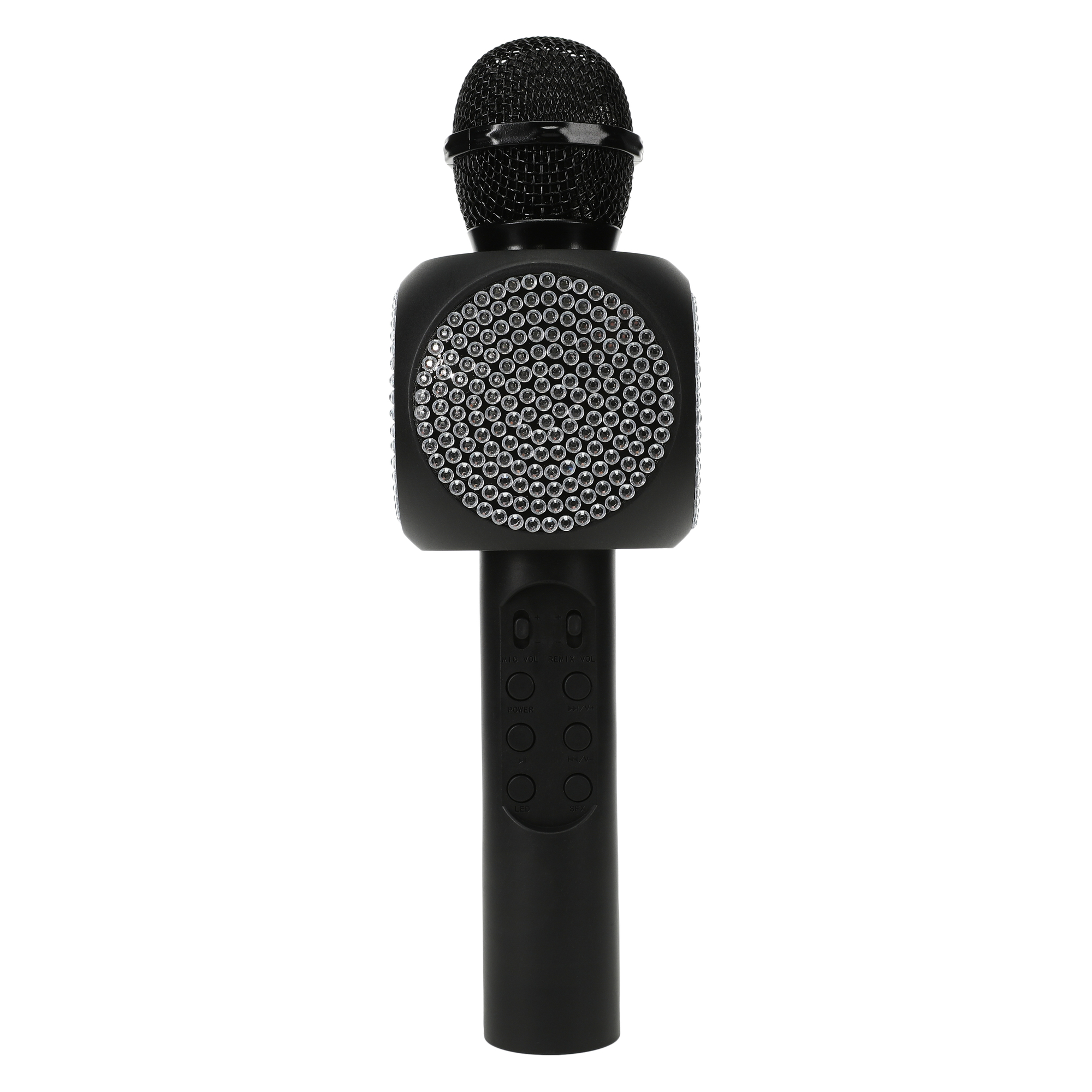 Bluetooth® Karaoke LED Bling Mic With Speaker