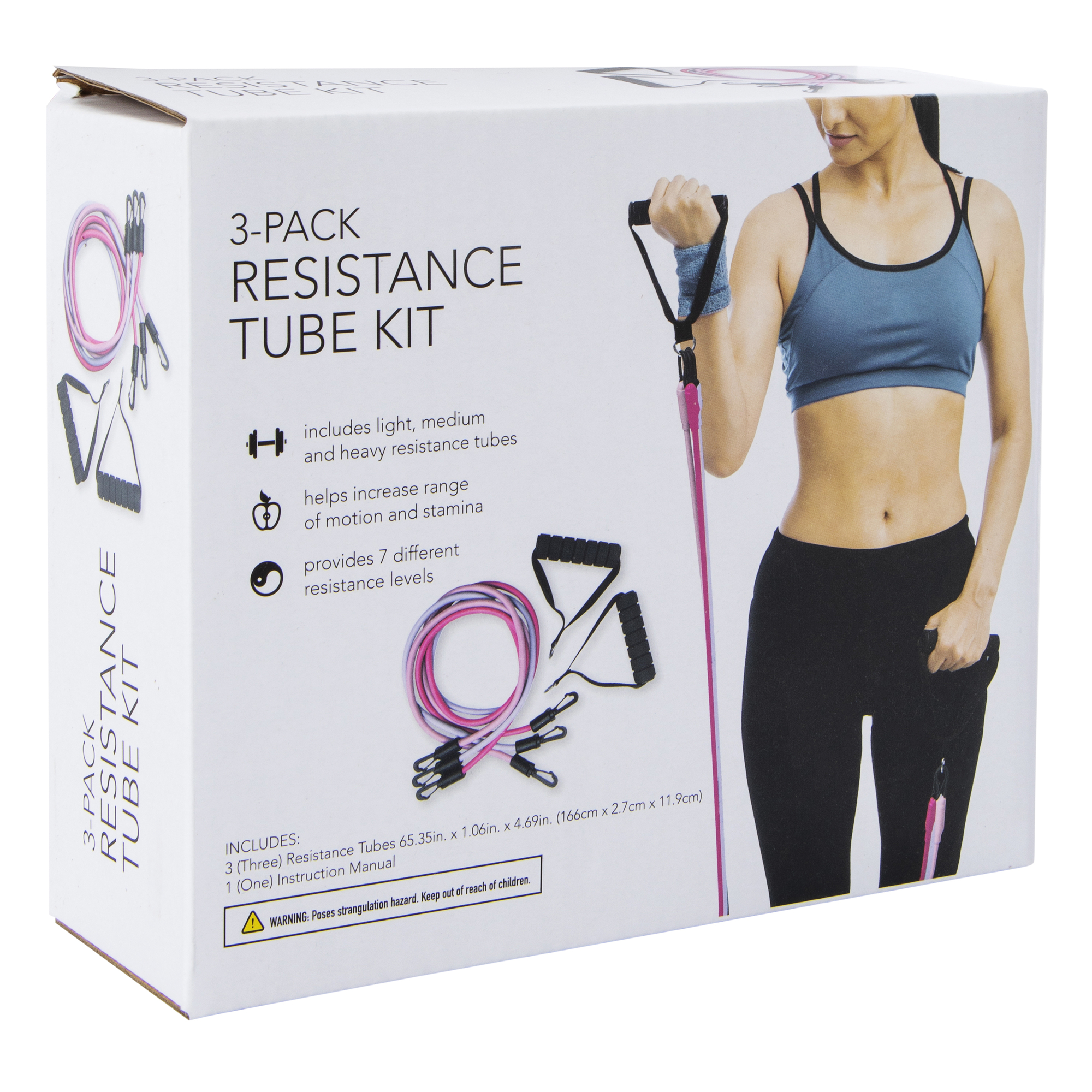 3-Pack Resistance Tubes Set