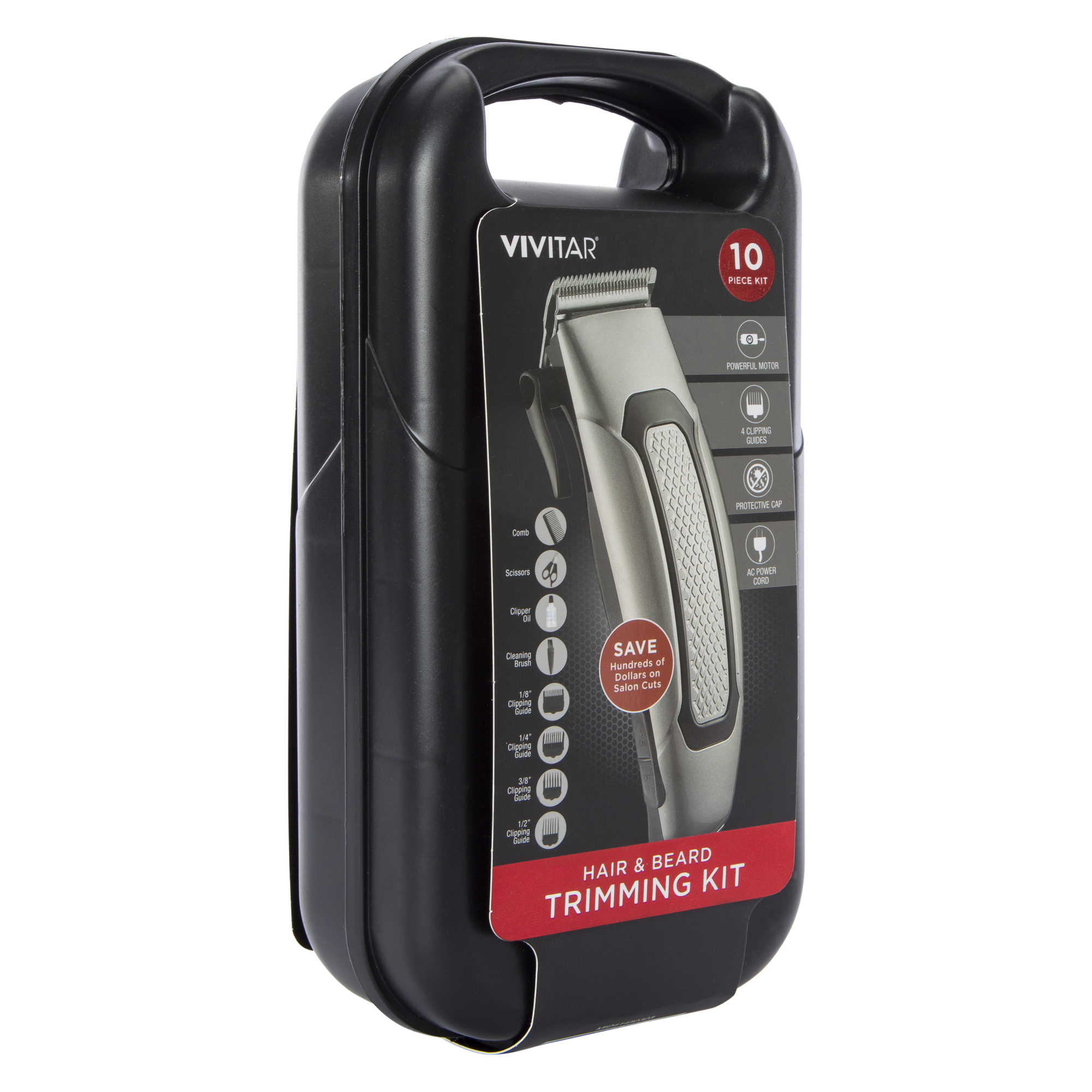Vivitar® Hair & Beard Trimming Set 10-Piece Kit