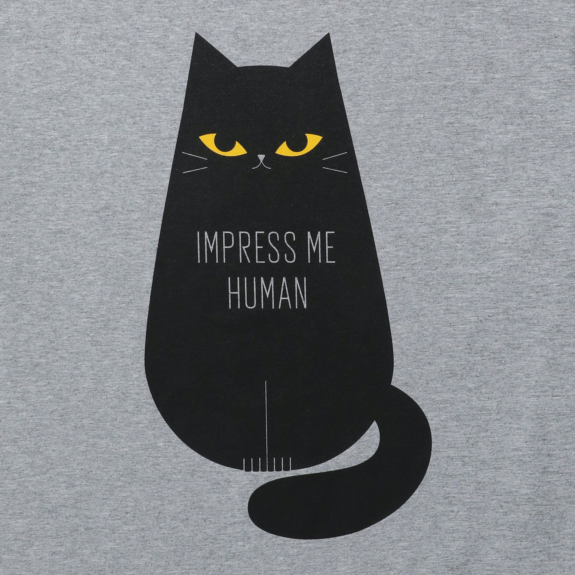 'Impress Me Human' Cat Graphic Tee