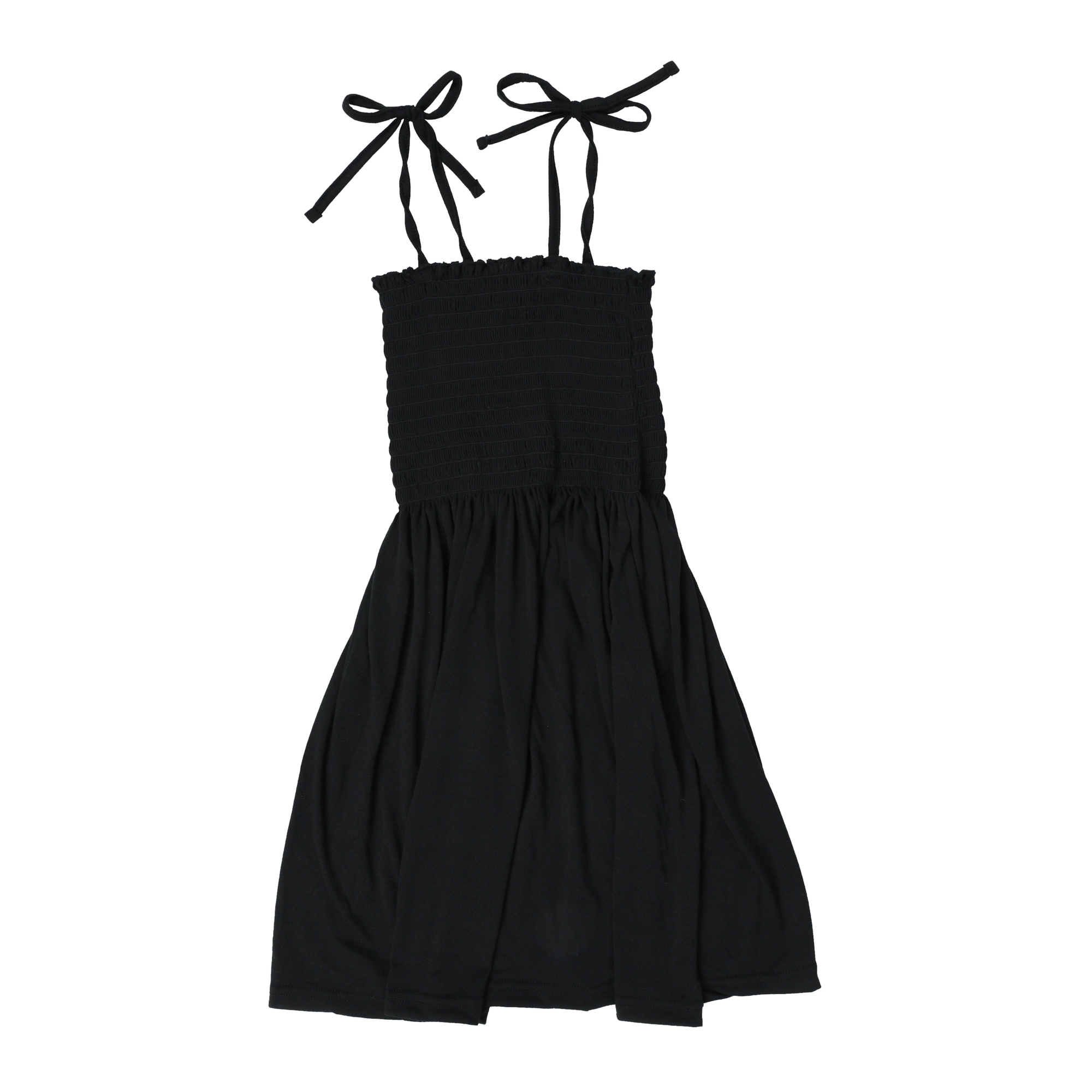 Black Smocked Sundress