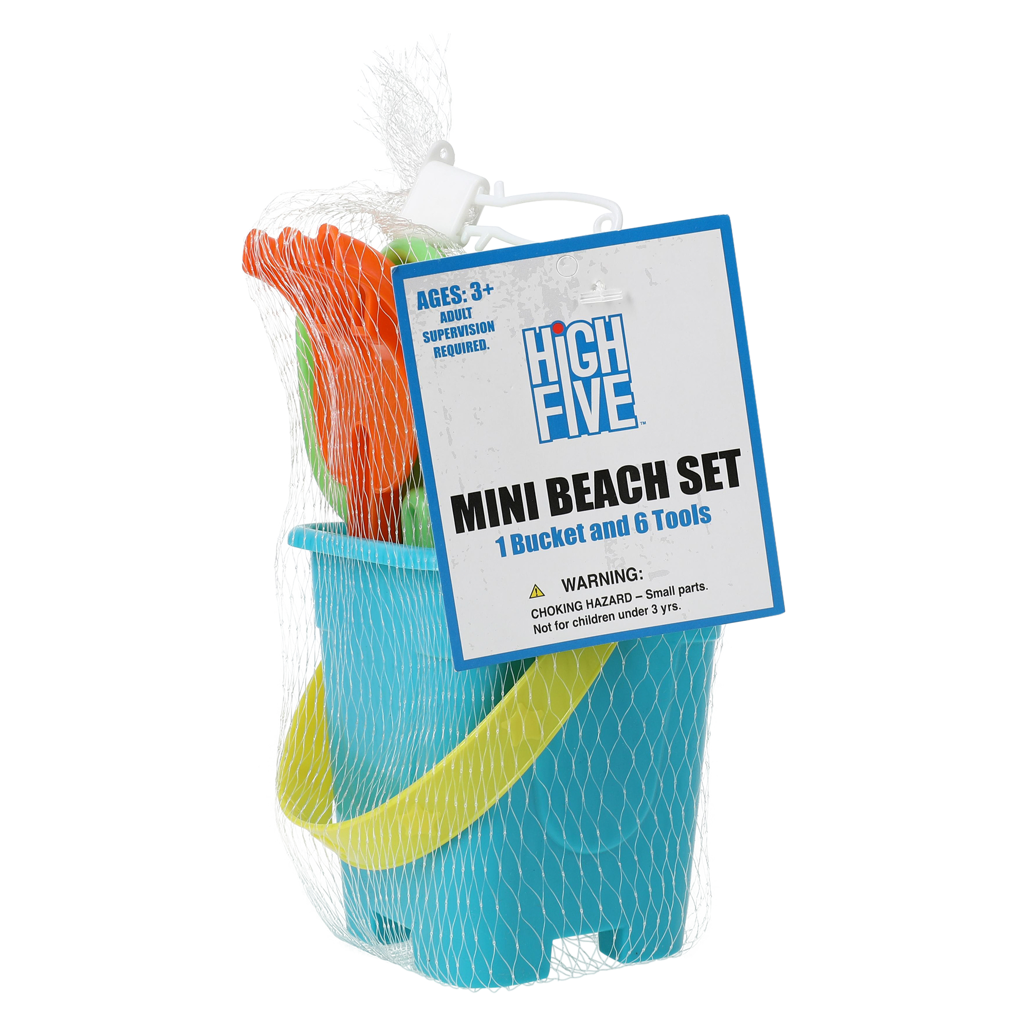 High Five® Mini Beach Toys 7-Piece Set