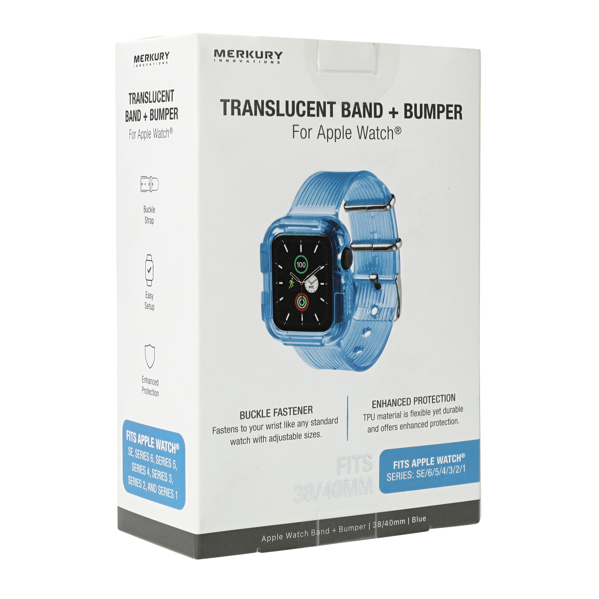 Translucent Band + Bumper For Apple Watch® 38/40Mm