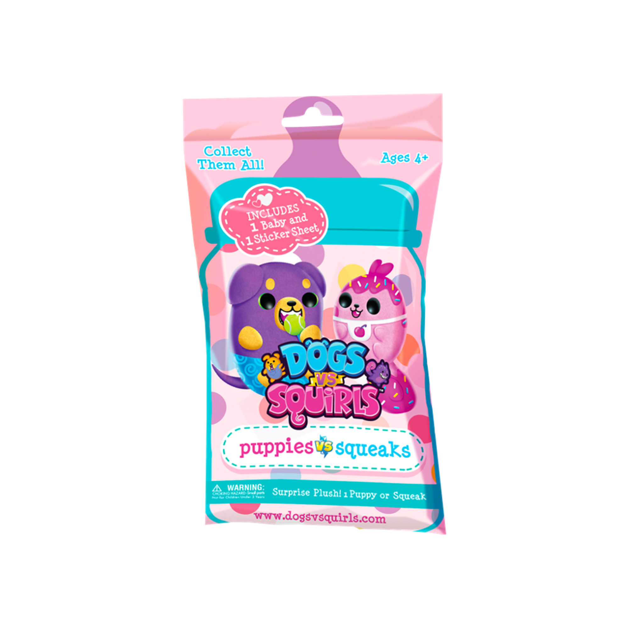 Dogs Vs Squirls™ Puppies Vs Squeaks Blind Bag